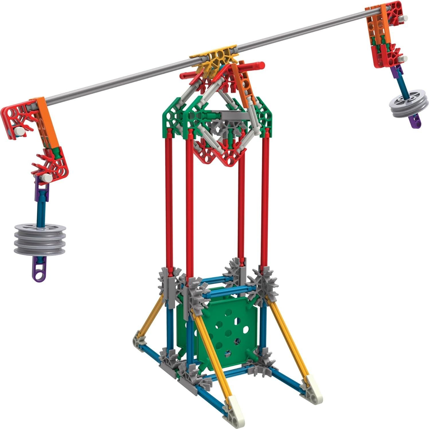 K'NEX Educación - Kit de Palancas y Poleas 130 Piezas 8+