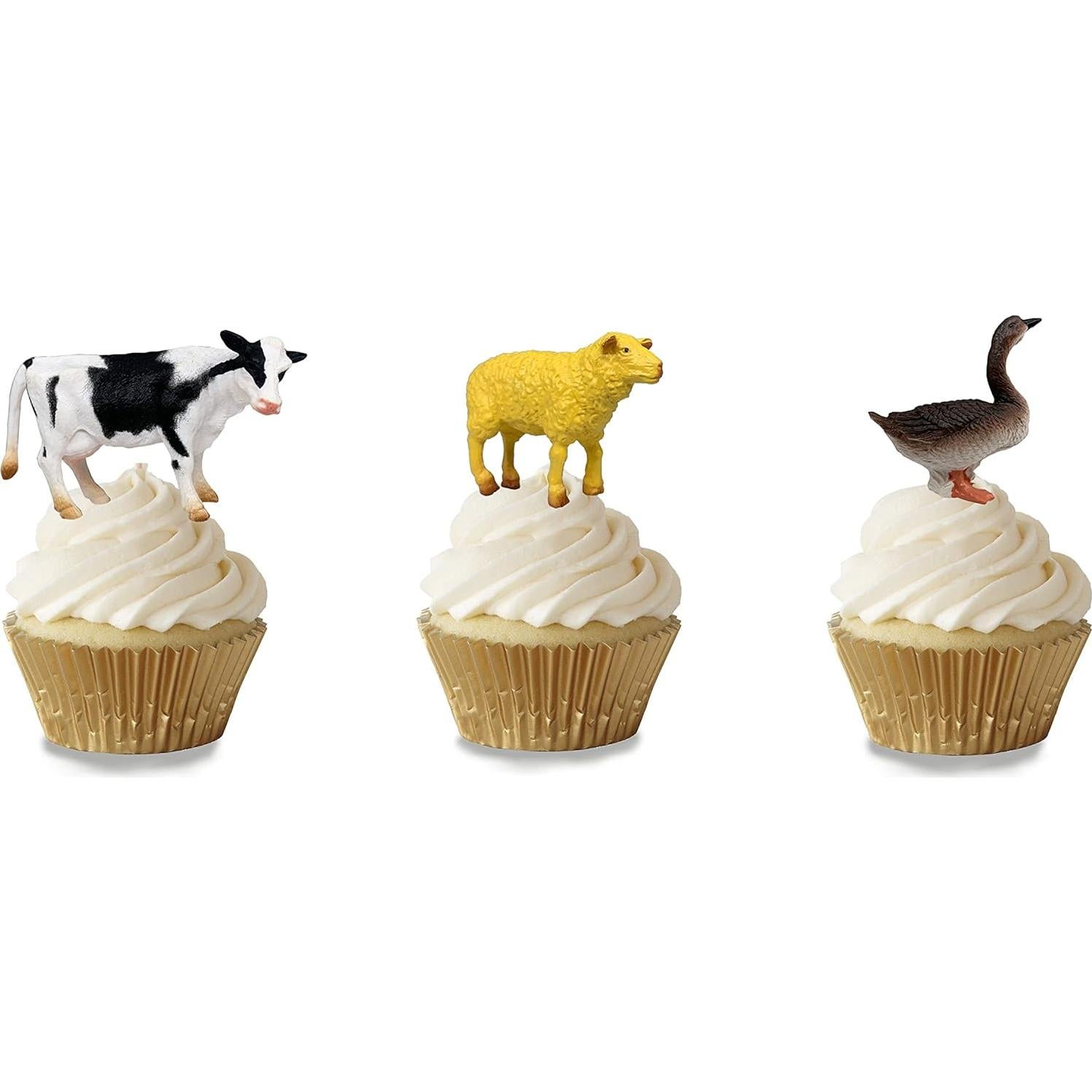 Figuritas de Animales de Granja Higherbros - 10 Piezas