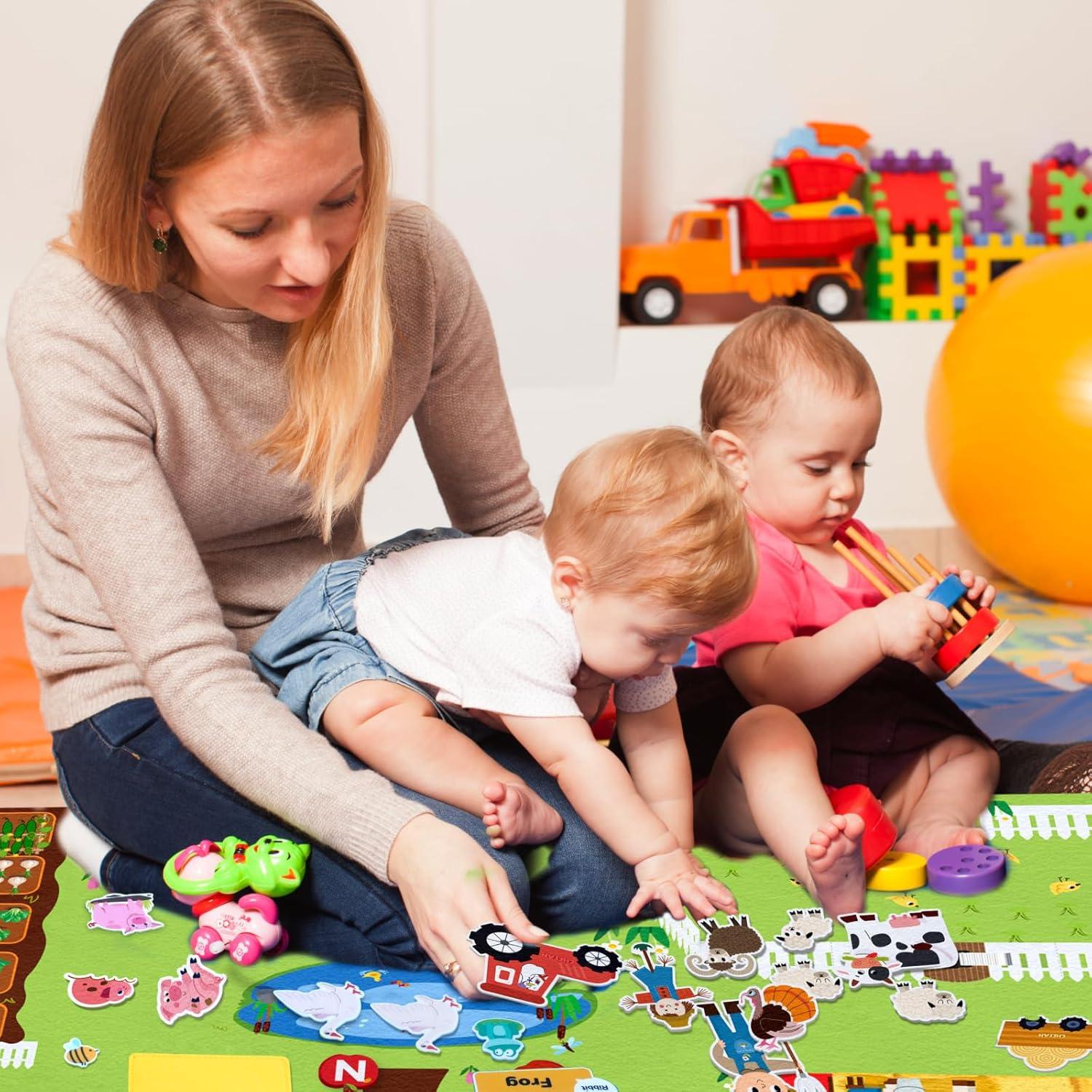 Conjunto de Tablero de Cuentos de Fieltro CHEFAN 99 Piezas