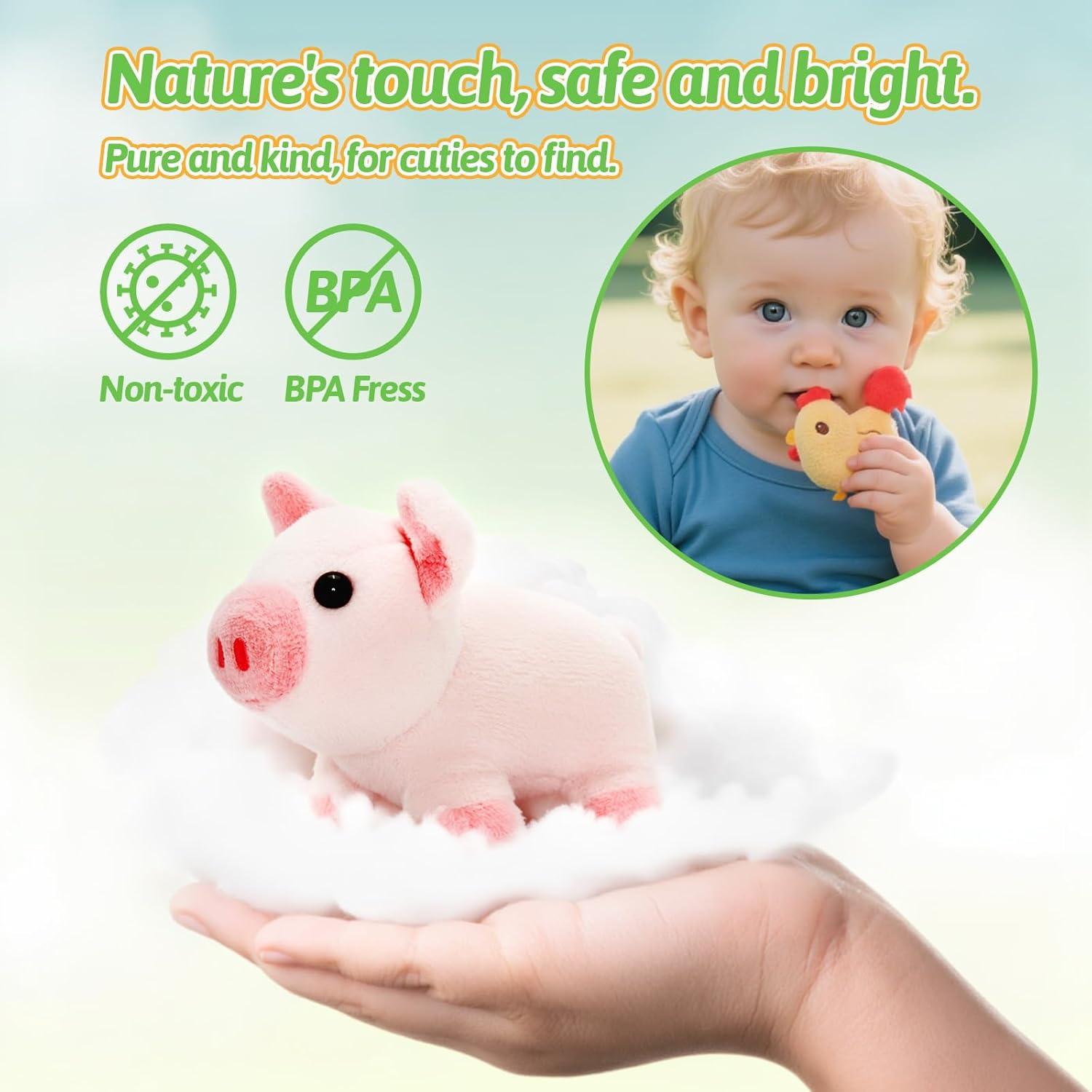 Conjunto de Juguetes de Granja OUOZZZ para Niños 1-3 Años