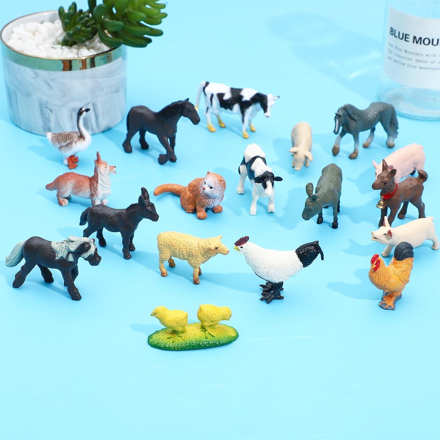 30 Piezas Figuras de Animales de Granja ONEST Juguetes Educativos