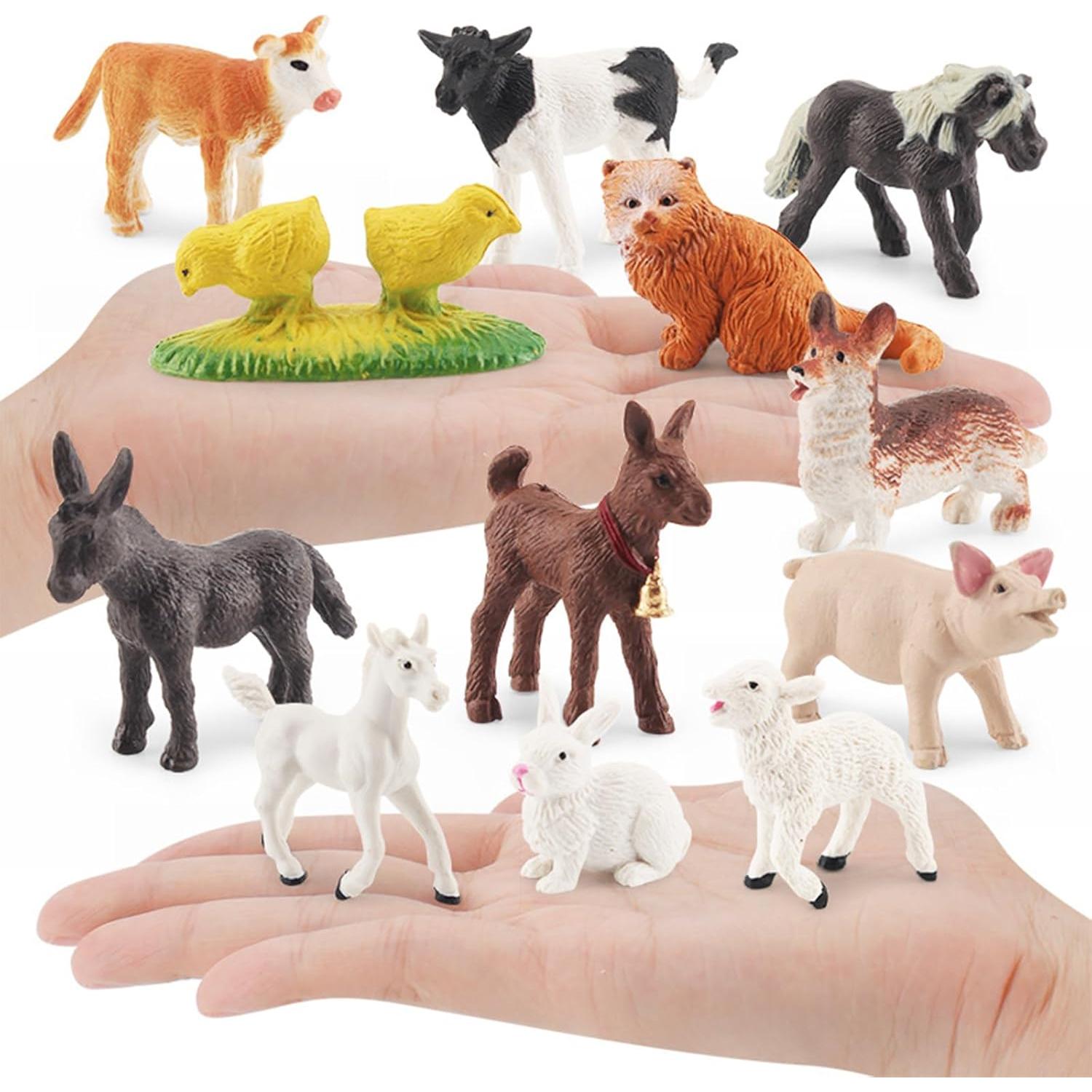 30 Piezas Figuras de Animales de Granja ONEST Juguetes Educativos
