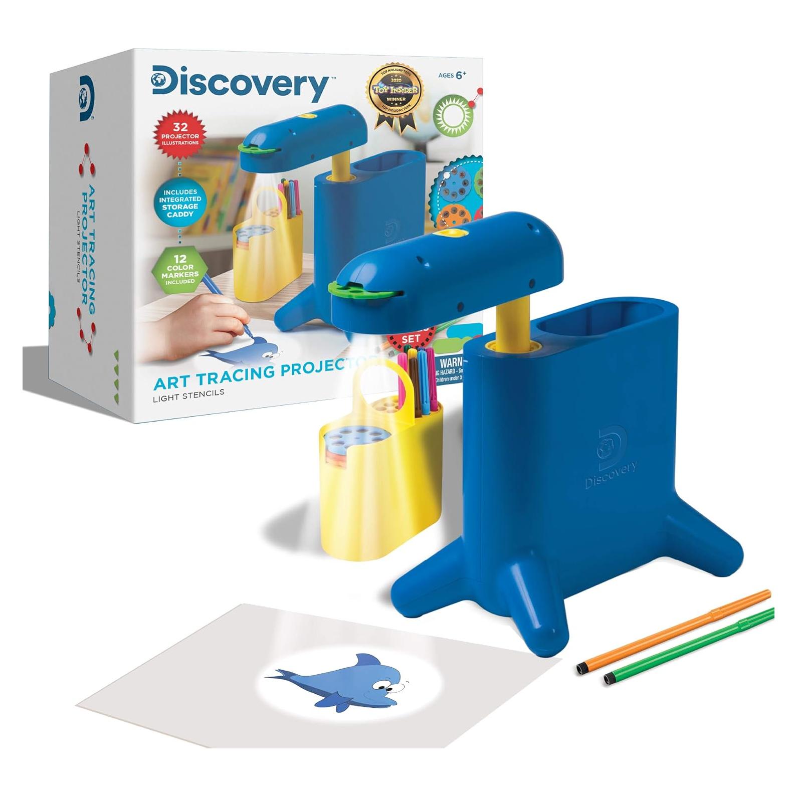 Proyector de Trazado de Arte Discovery Kids con 32 Plantillas
