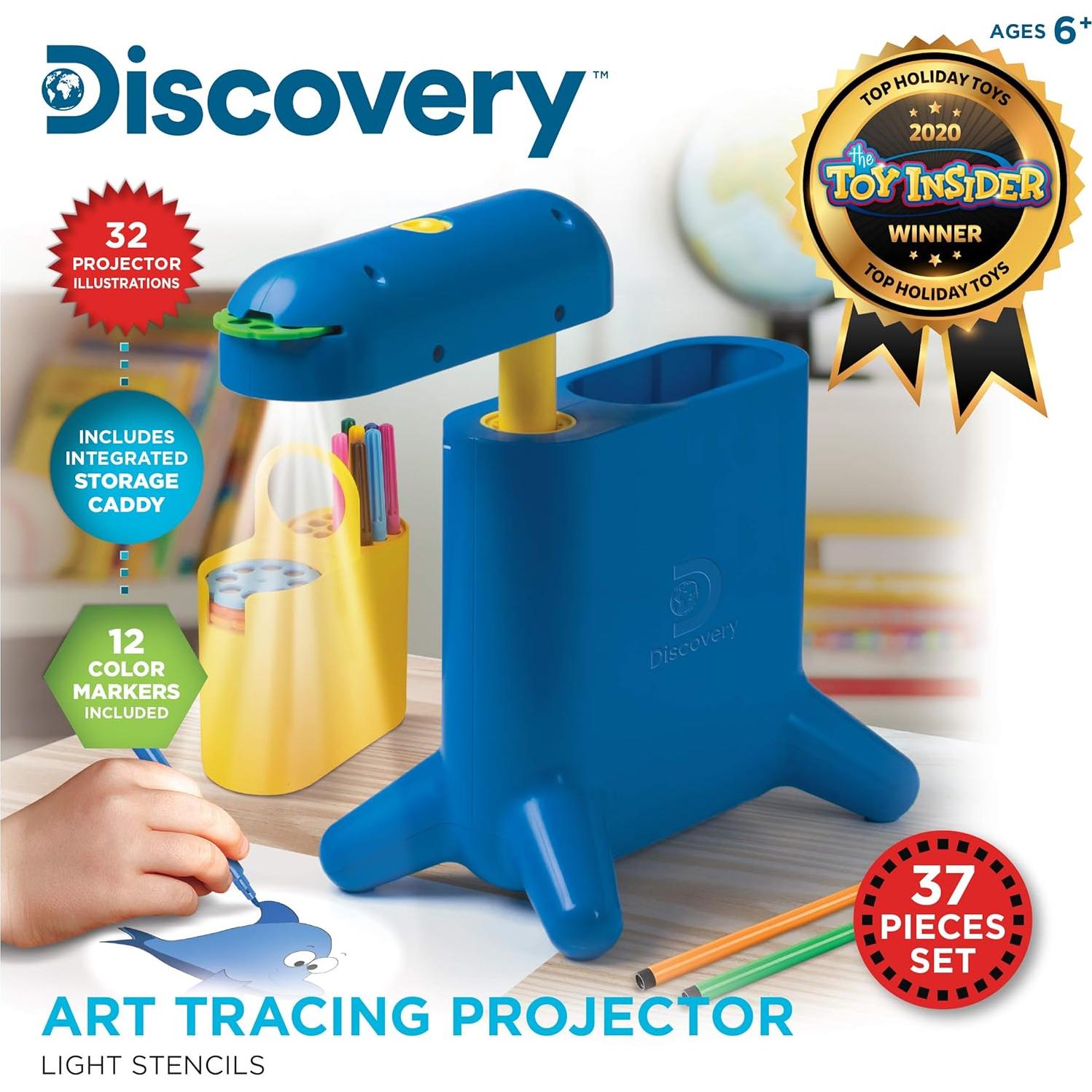 Proyector de Trazado de Arte Discovery Kids con 32 Plantillas