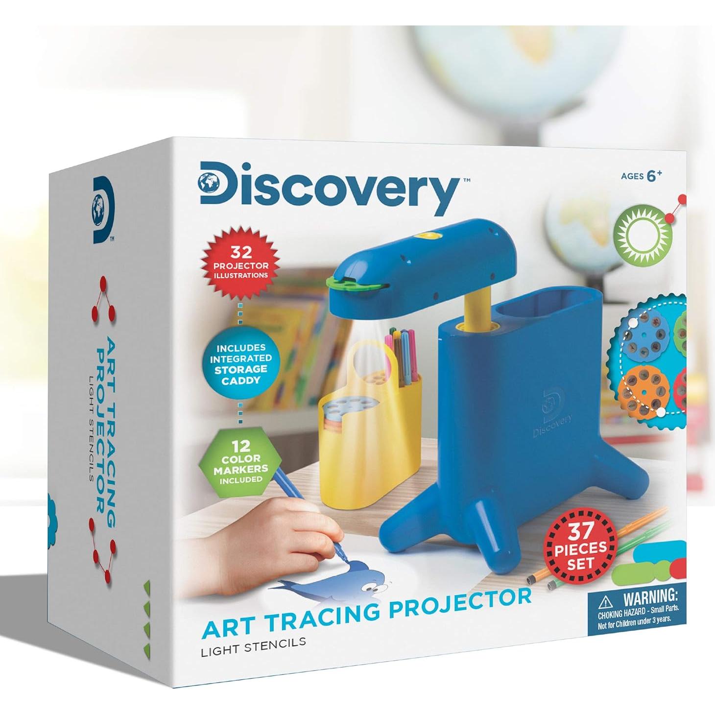 Proyector de Trazado de Arte Discovery Kids con 32 Plantillas