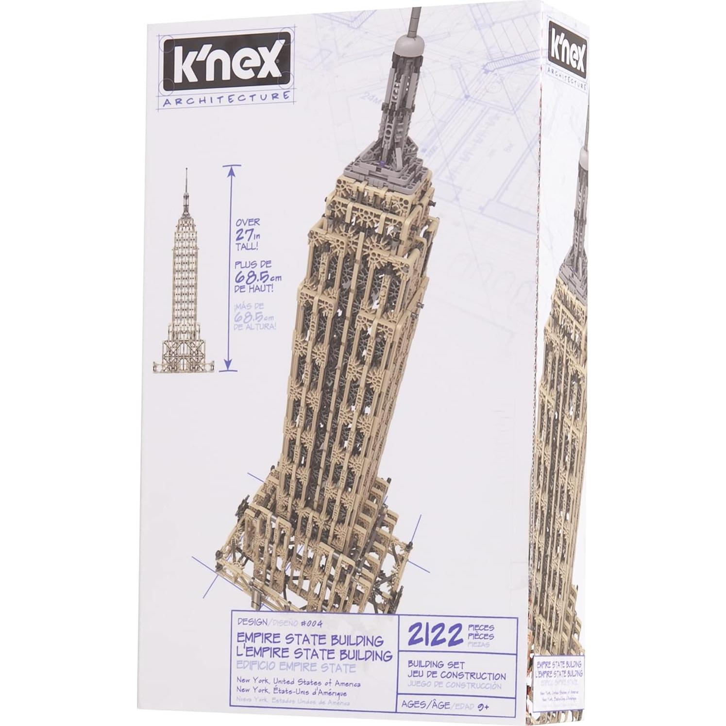 K'NEX Arquitectura - Edificio Empire State - 2122 Piezas