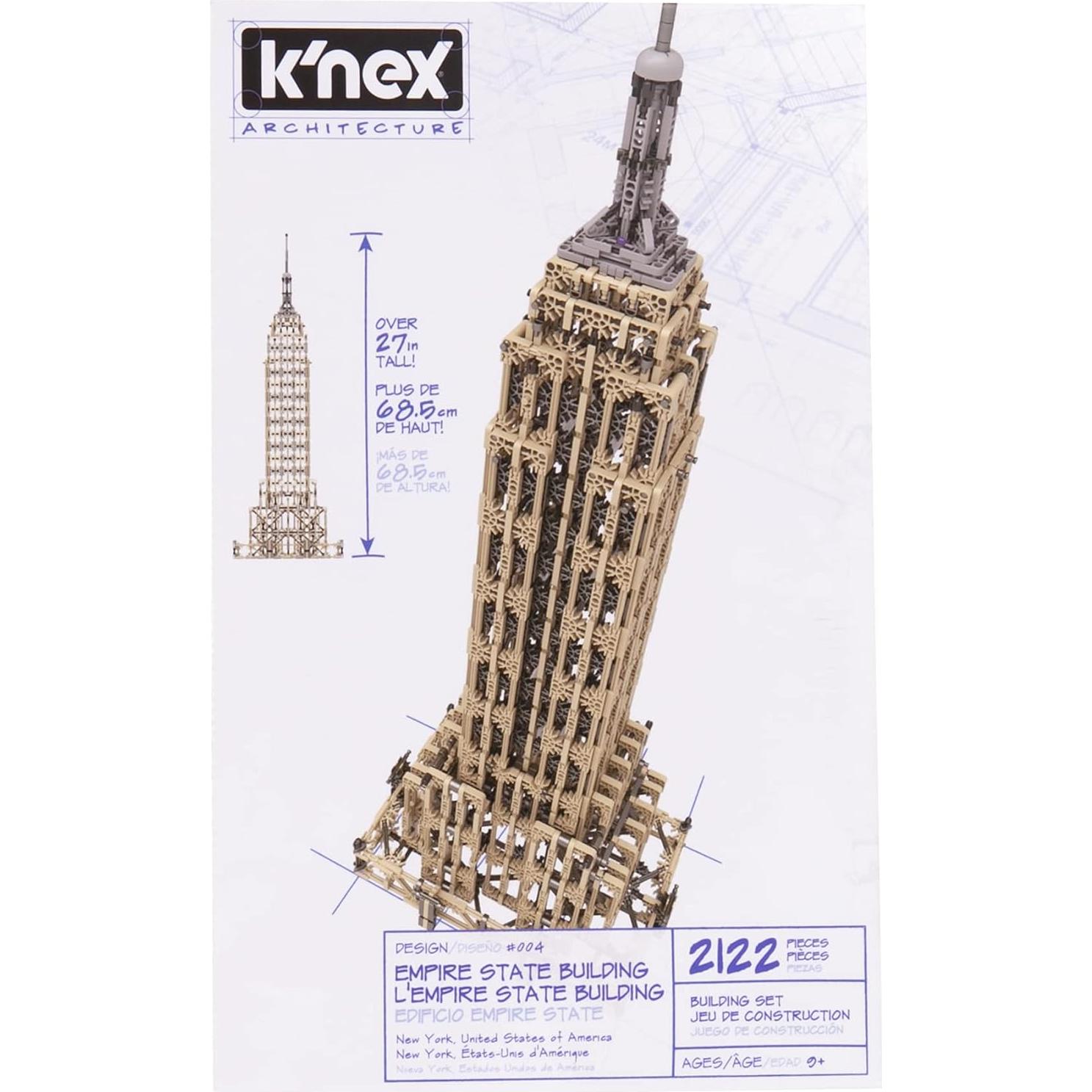 K'NEX Arquitectura - Edificio Empire State - 2122 Piezas