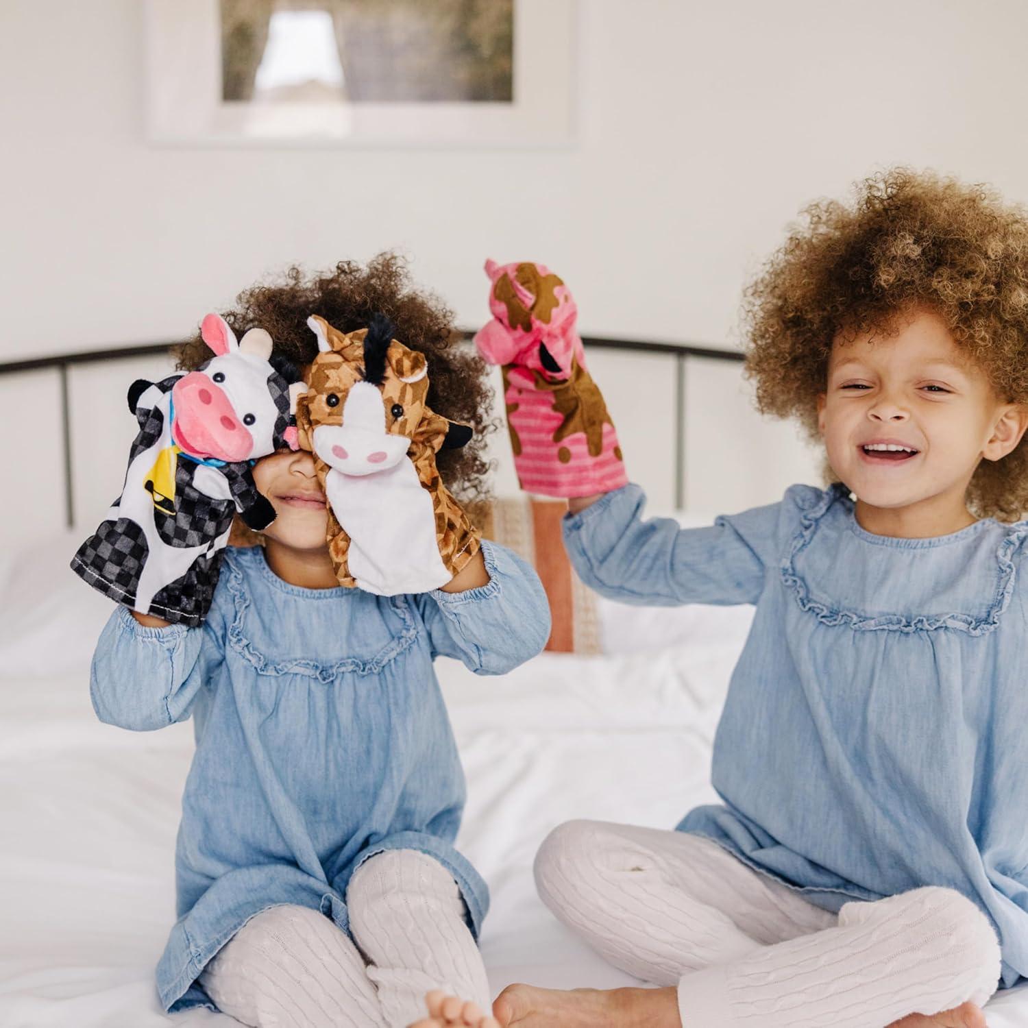 Títeres de Mano Melissa & Doug Amigos de la Granja - 4 Piezas