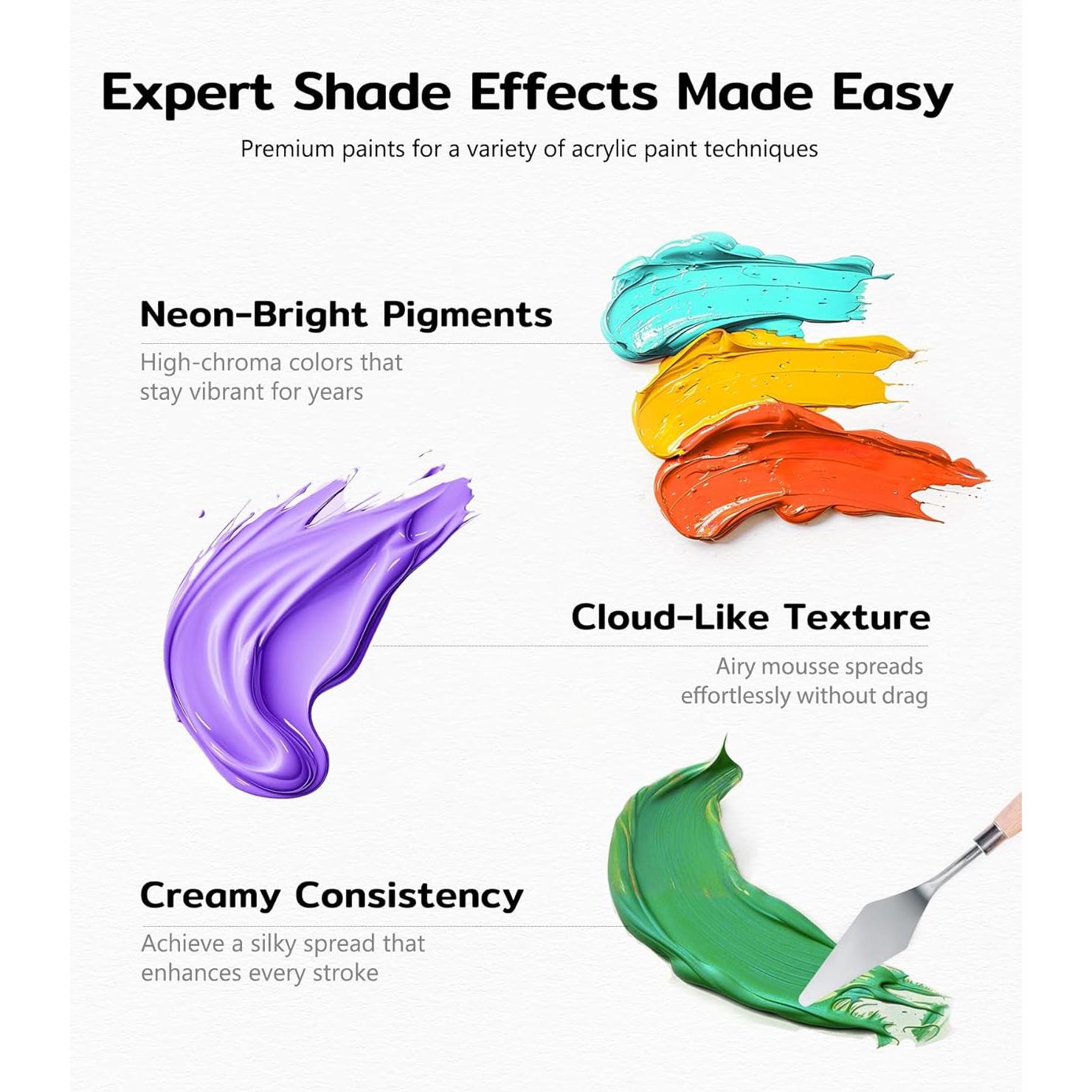 Pintura Lavable para Niños TMOL 42 Colores No Tóxica