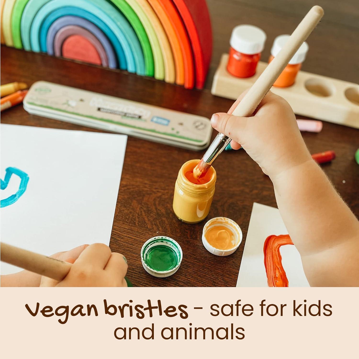 Juego de Pinceles Jumbo Honeysticks - 3 Pinceles para Niños