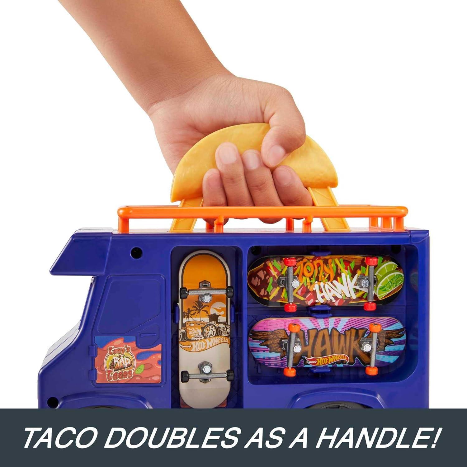 Juego de Patinaje Hot Wheels Skate Taco Truck con Tabla y Zapatos