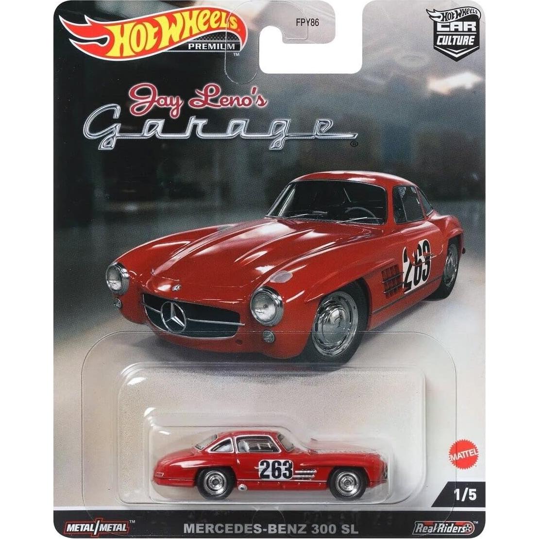 Conjunto de 5 Vehículos Diecast Hot Wheels Jay Leno 2022