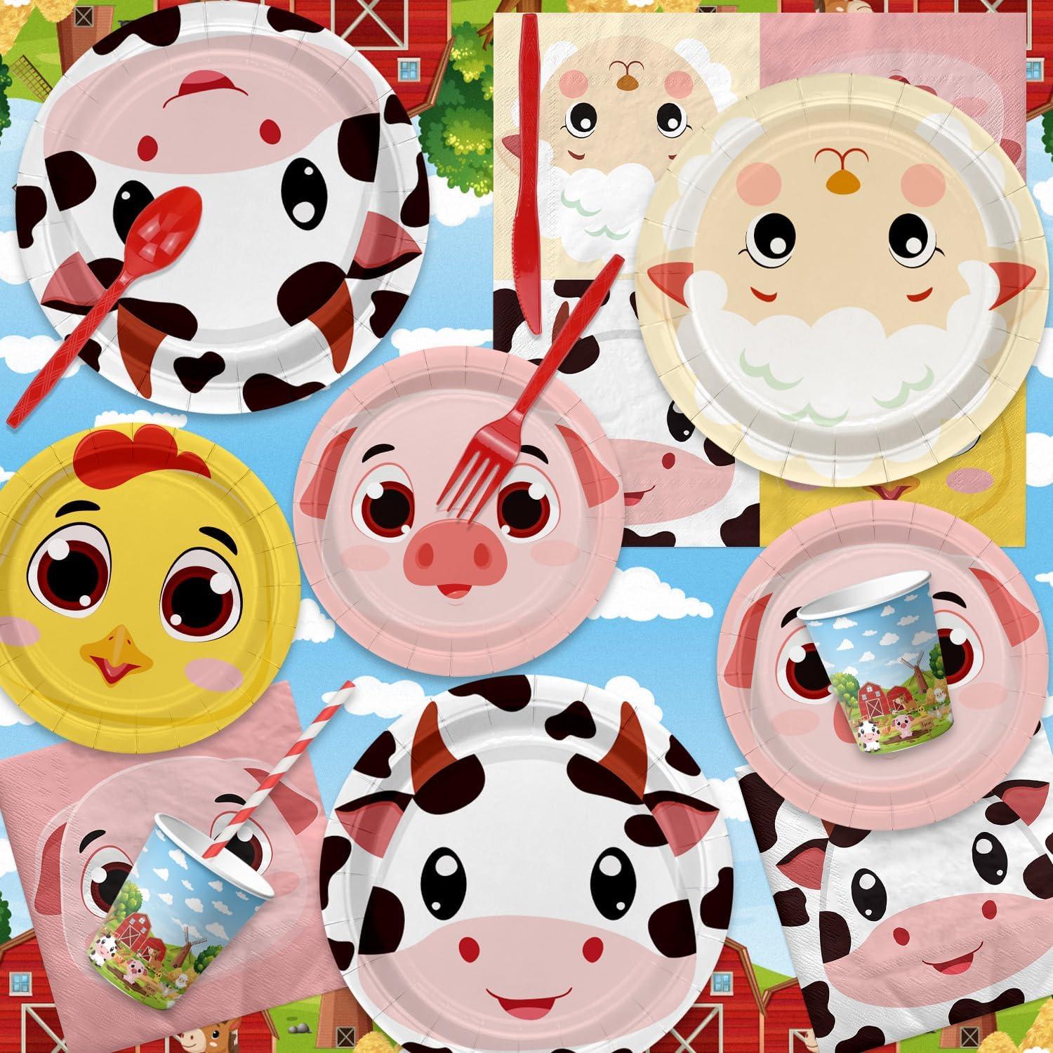 Decoraciones de Cumpleaños en la Granja APUXXJUPA - 181 Piezas