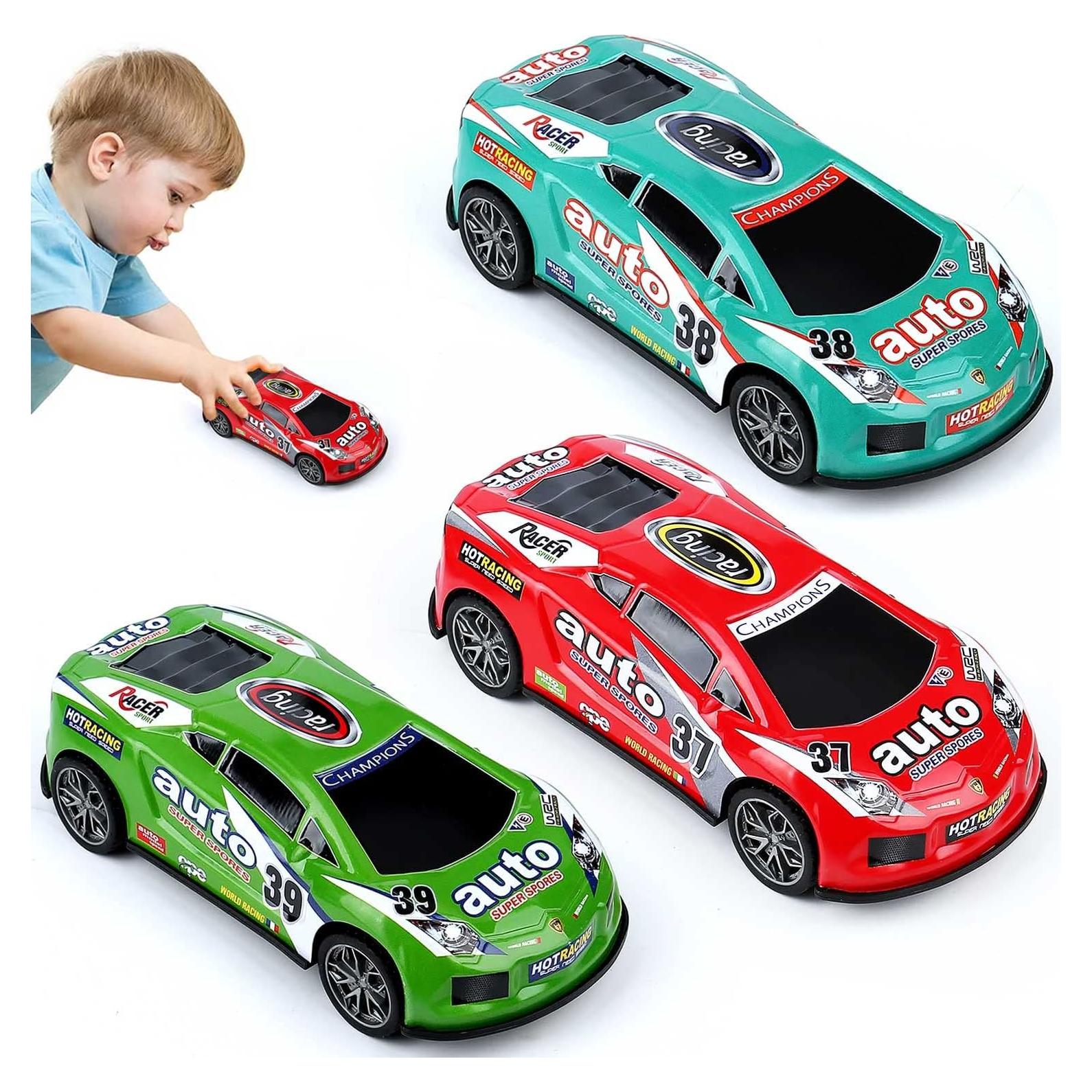 Set de coches de fricción ZOHANINDL 7" - 3 colores para niños