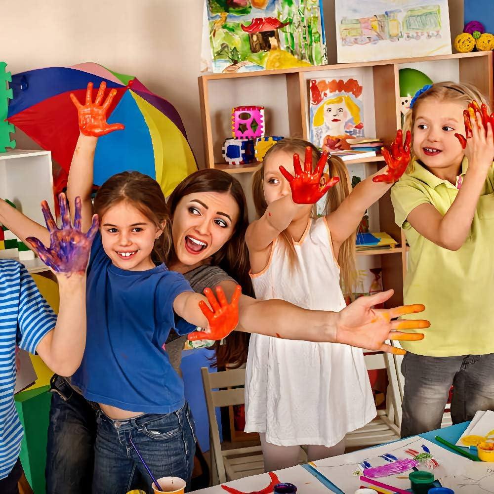 Juego de Pintura con Dedos LithoConcepts - No Tóxico, 12 Colores