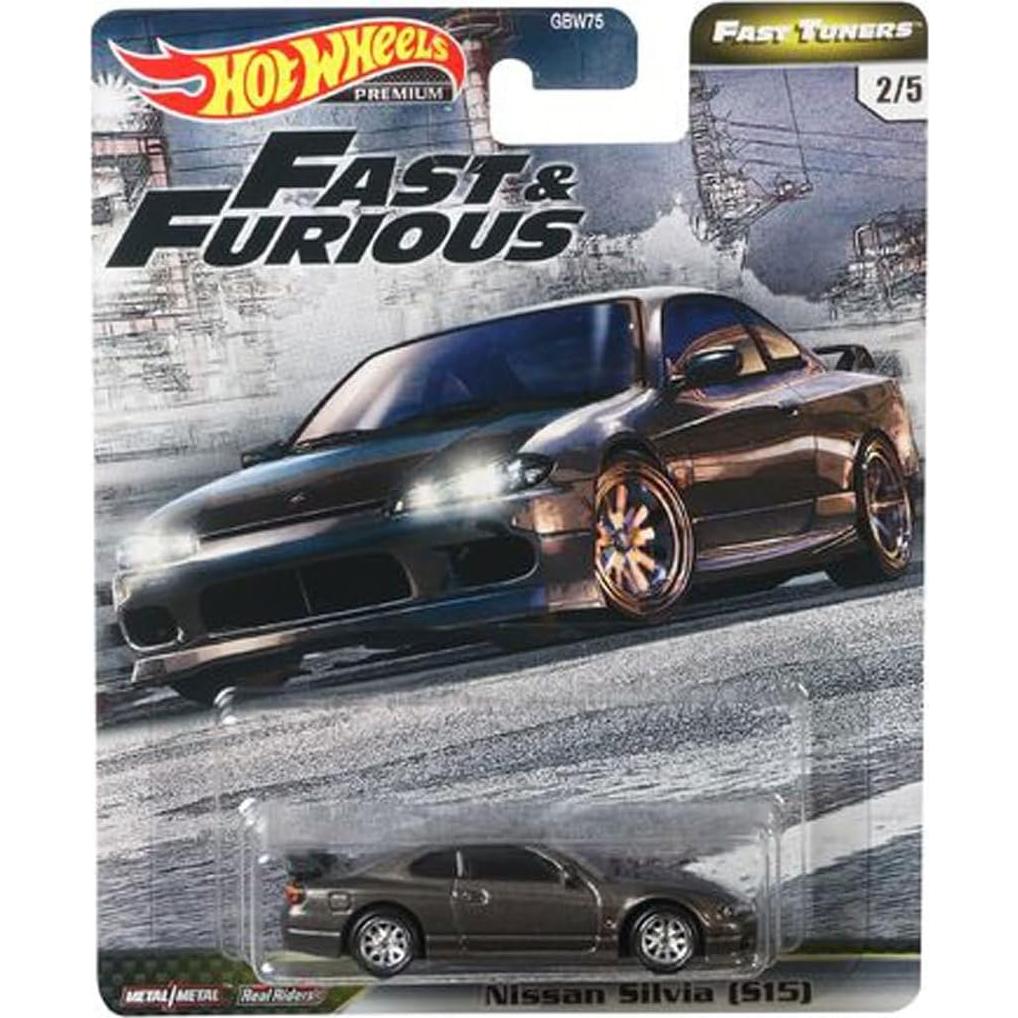Hot Wheels Rápido y Furioso Die Cast Premium Tuners - 5 Autos