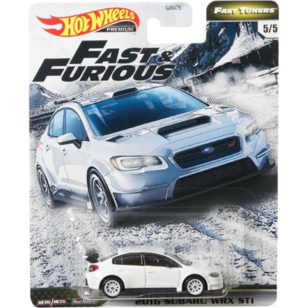 Hot Wheels Rápido y Furioso Die Cast Premium Tuners - 5 Autos