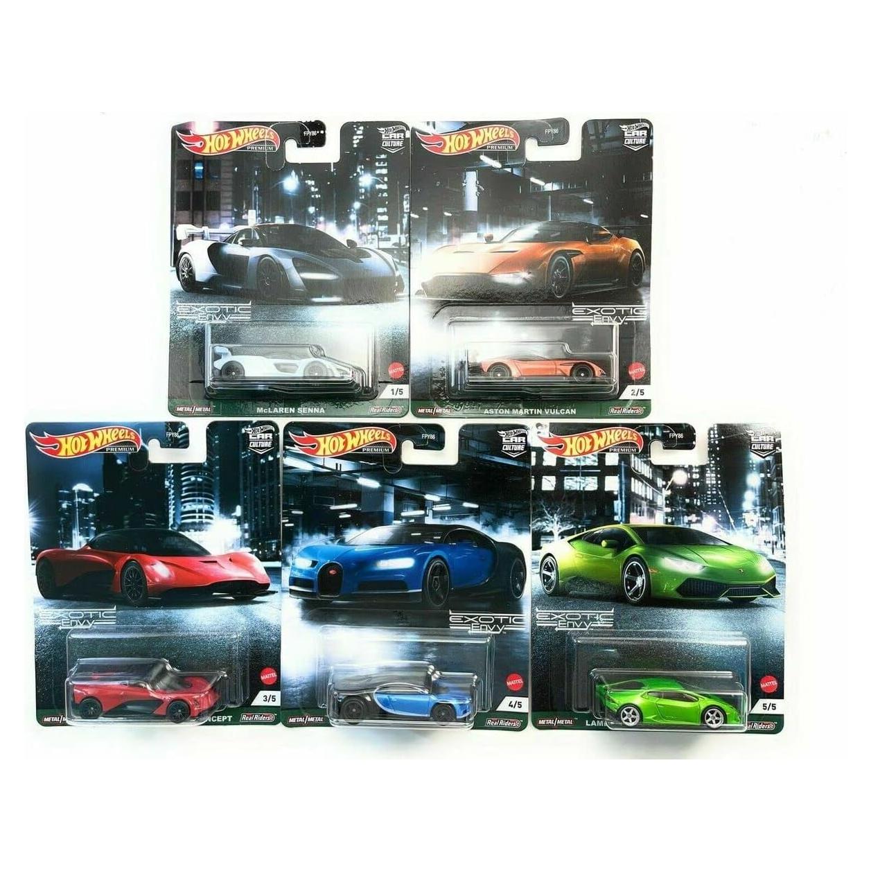 Juego Completo Hot Wheels Car Culture 2021 - 5 Vehículos