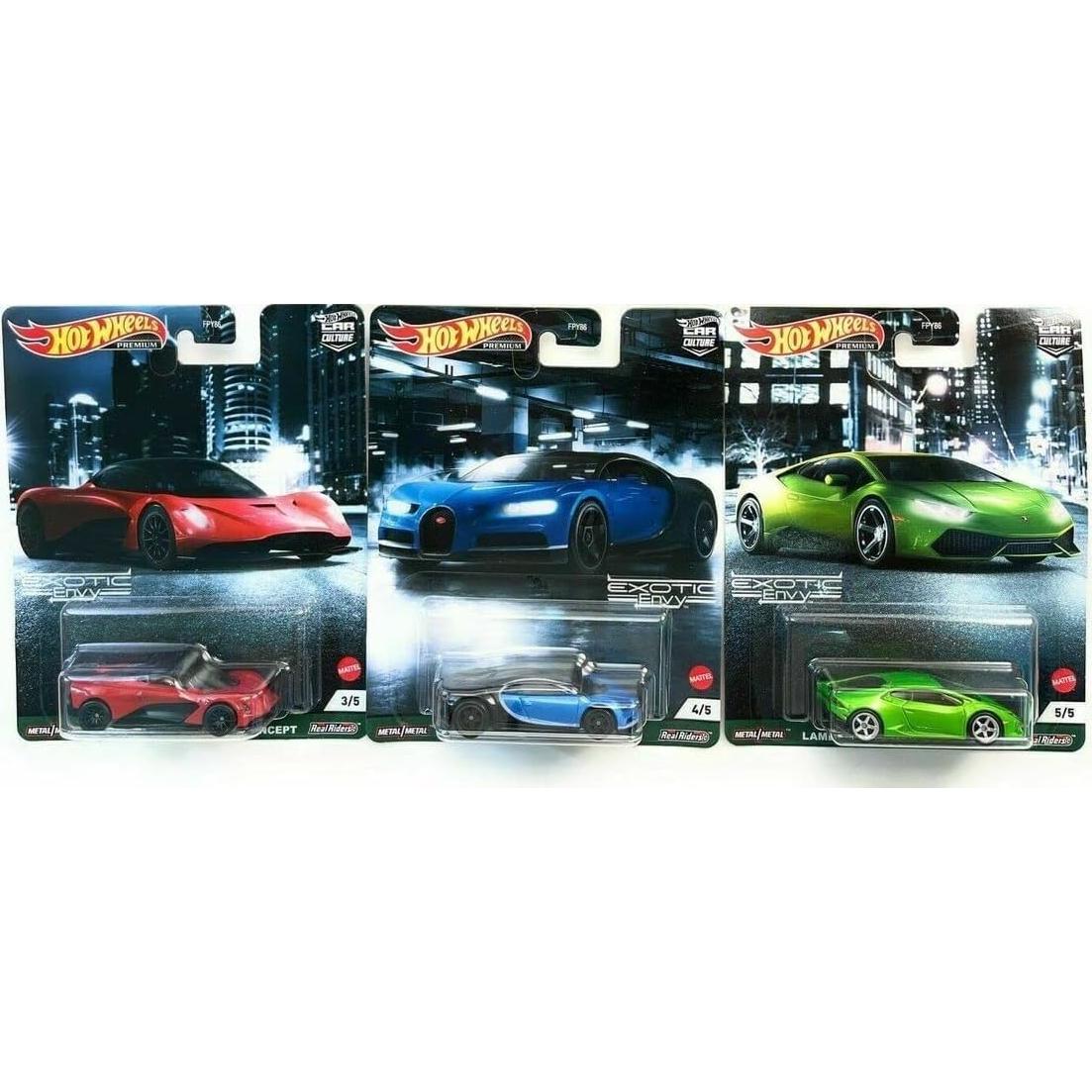 Juego Completo Hot Wheels Car Culture 2021 - 5 Vehículos