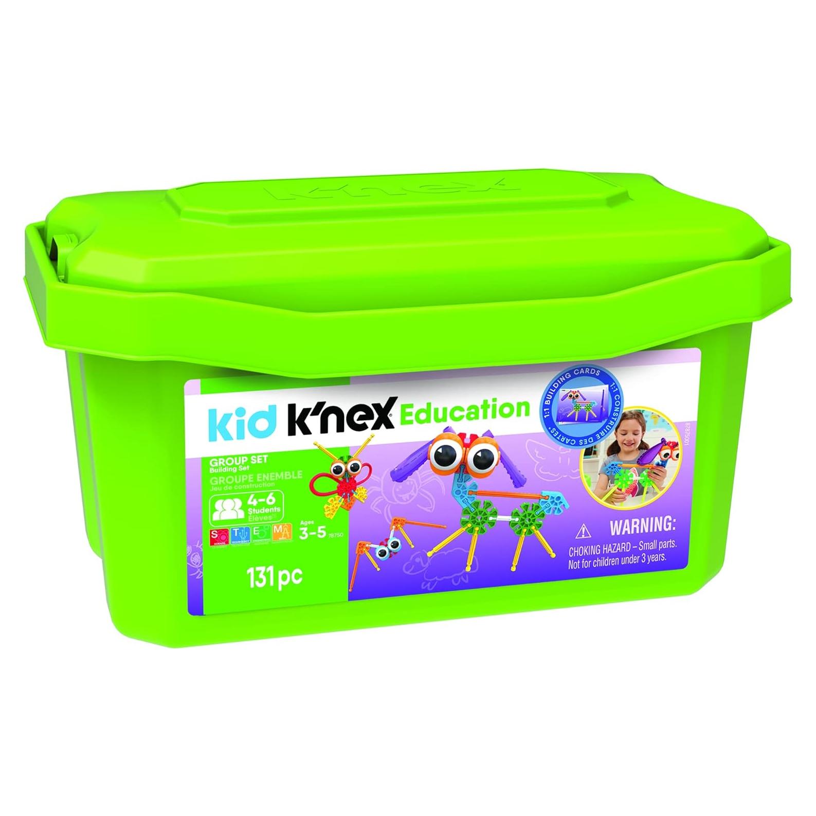 K'NEX Educación - Conjunto de Construcción 131 Piezas 3+