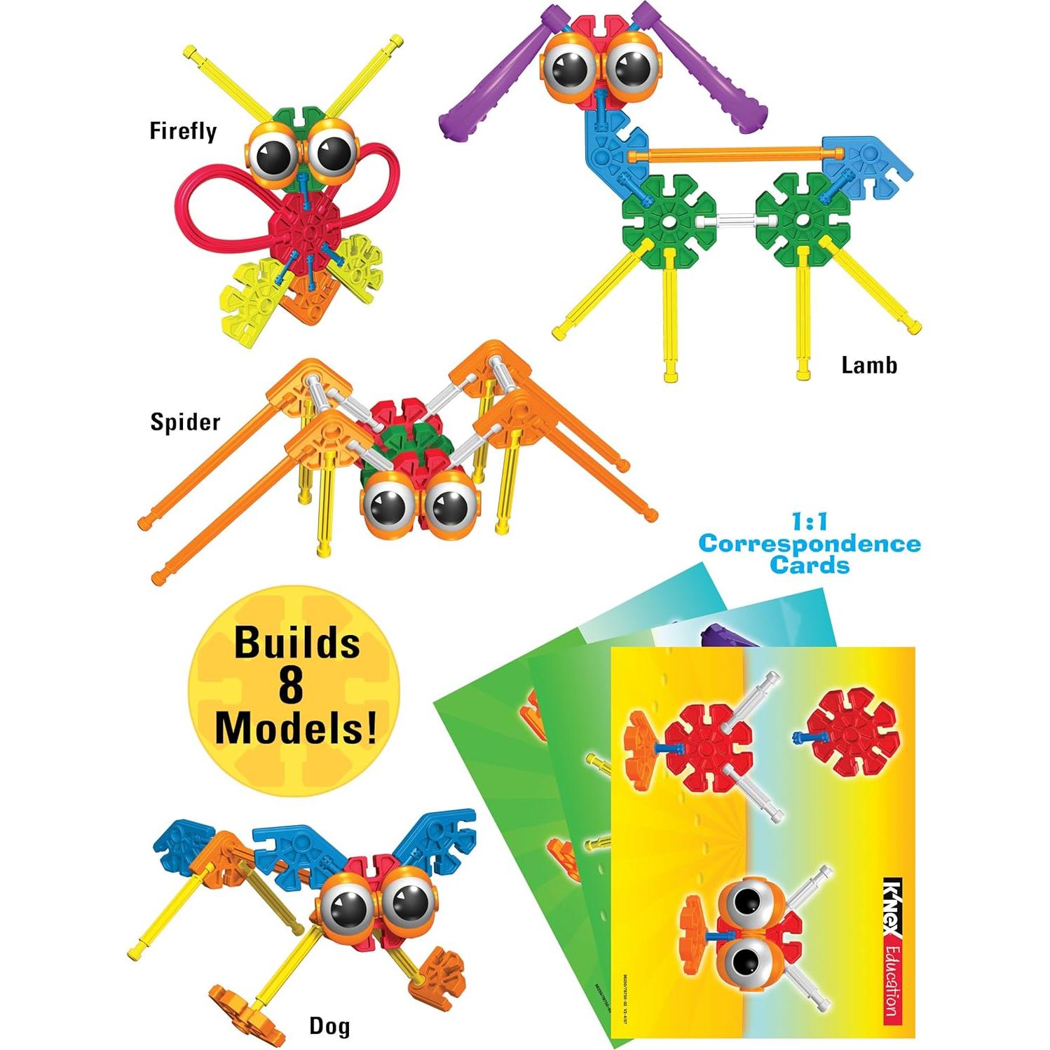 K'NEX Educación - Conjunto de Construcción 131 Piezas 3+
