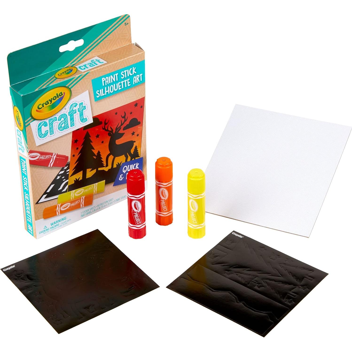 Set de Pintura Stick Crayola Craft para Niños - 6 Piezas