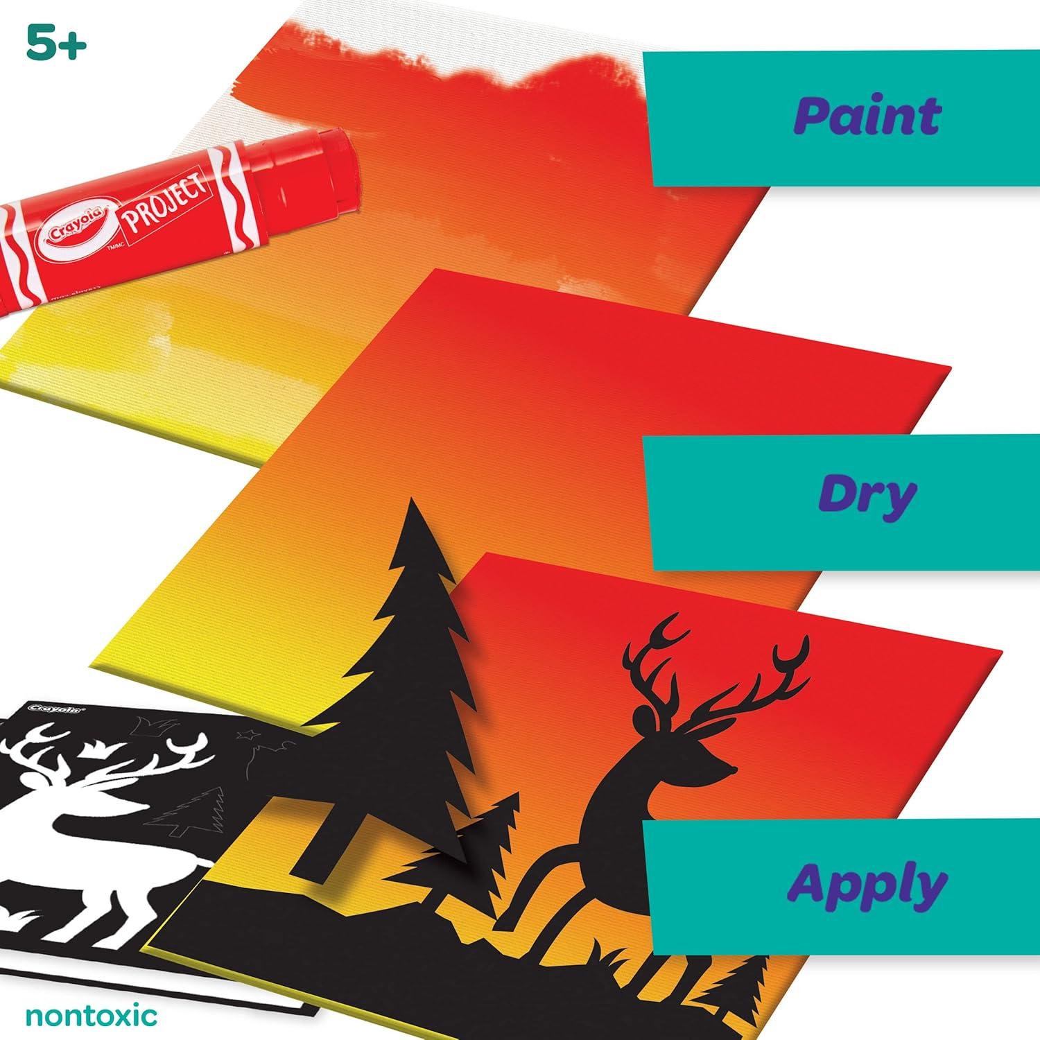 Set de Pintura Stick Crayola Craft para Niños - 6 Piezas