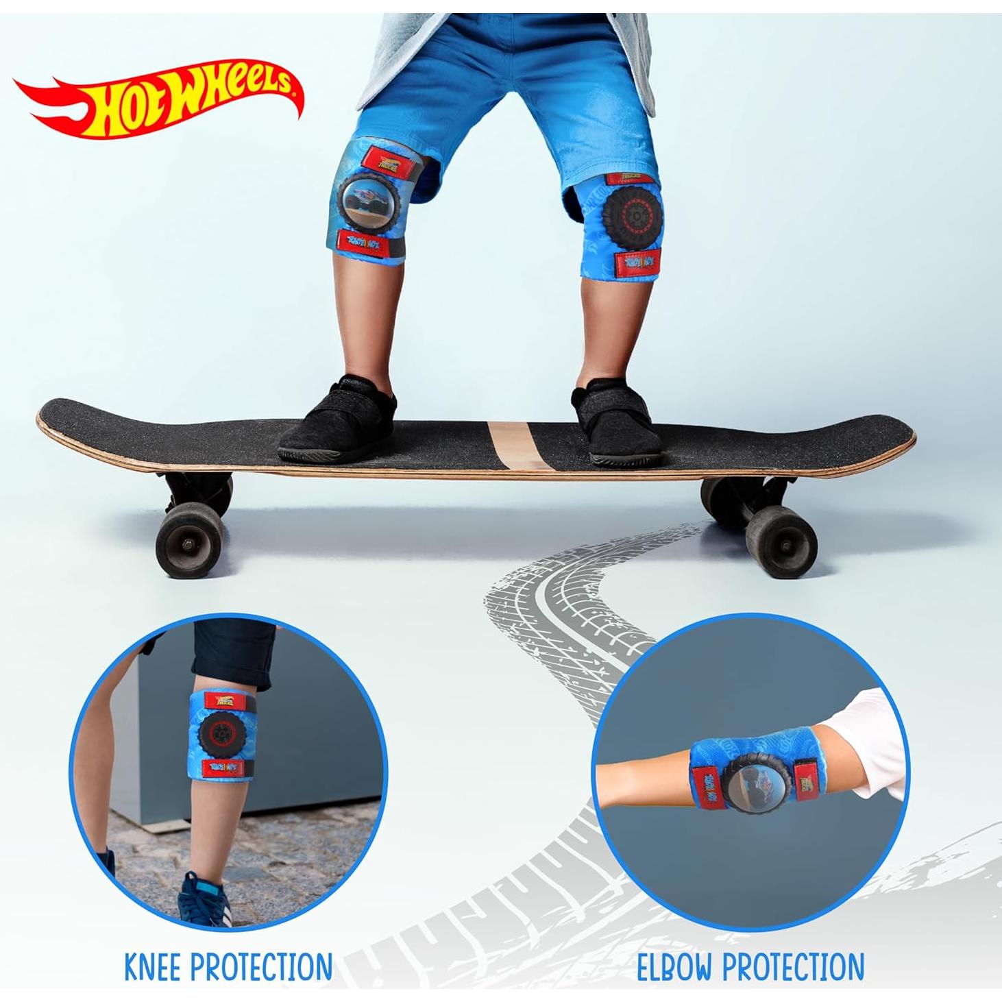 Protectores de Codos y Rodillas Voyager Hot Wheels 3+
