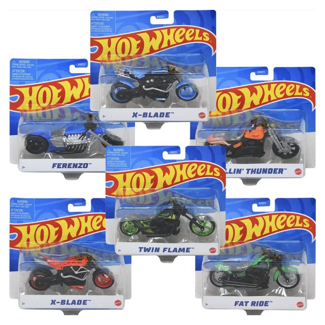 Conjunto Coleccionable Motocicletas Hot Wheels Street Power