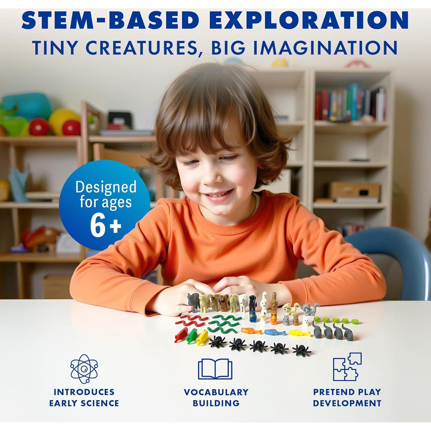 Set de Figuras de Animales Brick Loot - 42 Piezas Educativas