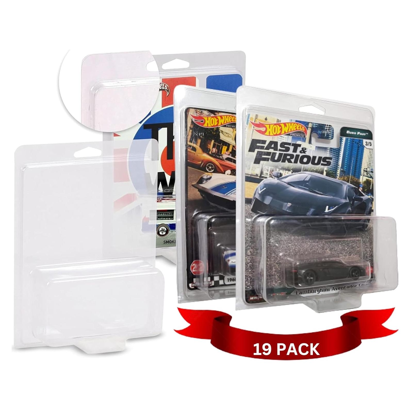 Funda Protectora Hot Wheels EVORETRO 0.60MM Paquete de 19