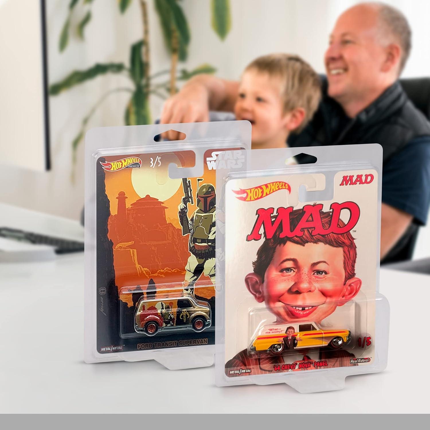 Funda Protectora Hot Wheels EVORETRO 0.60MM Paquete de 19