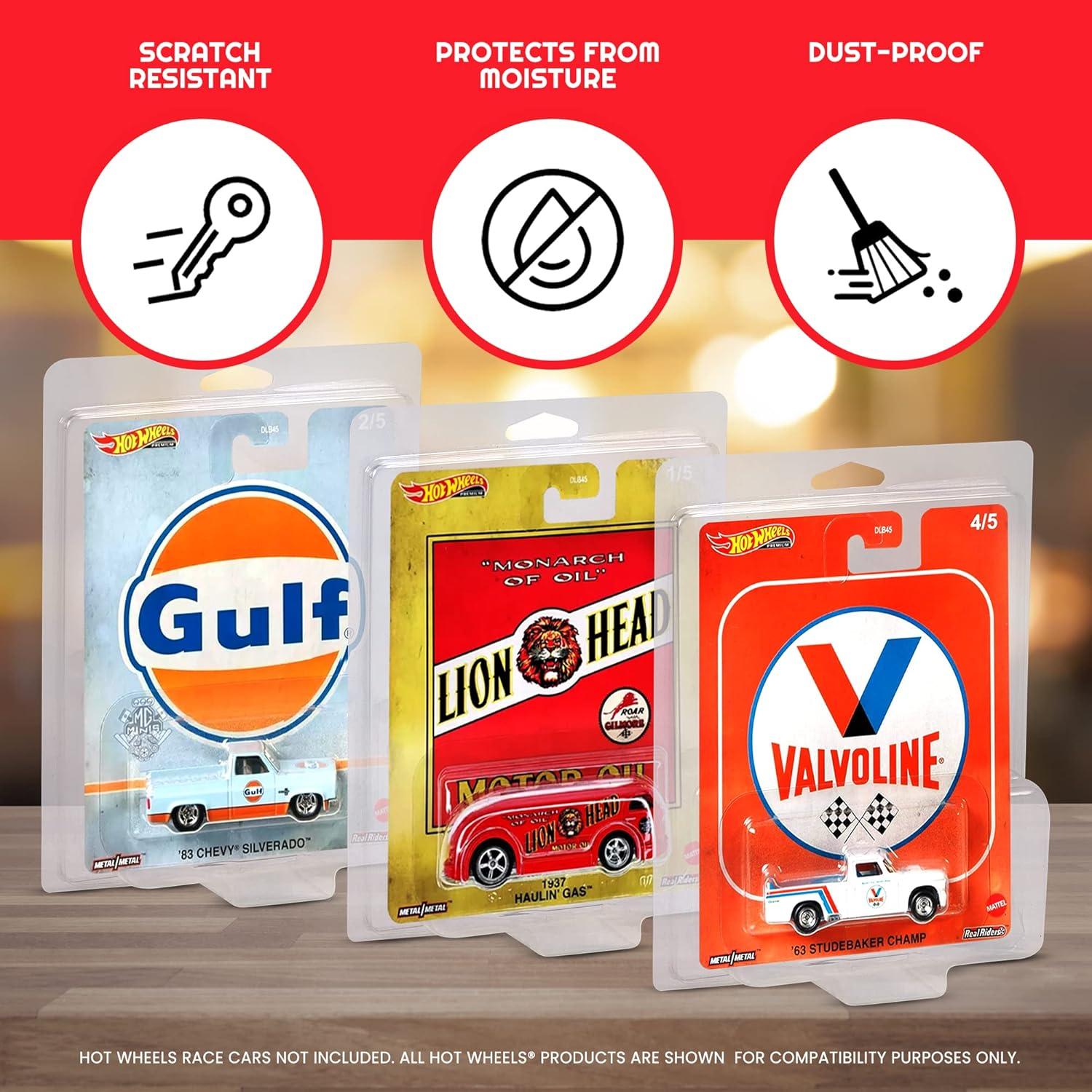 Funda Protectora Hot Wheels EVORETRO 0.60MM Paquete de 19