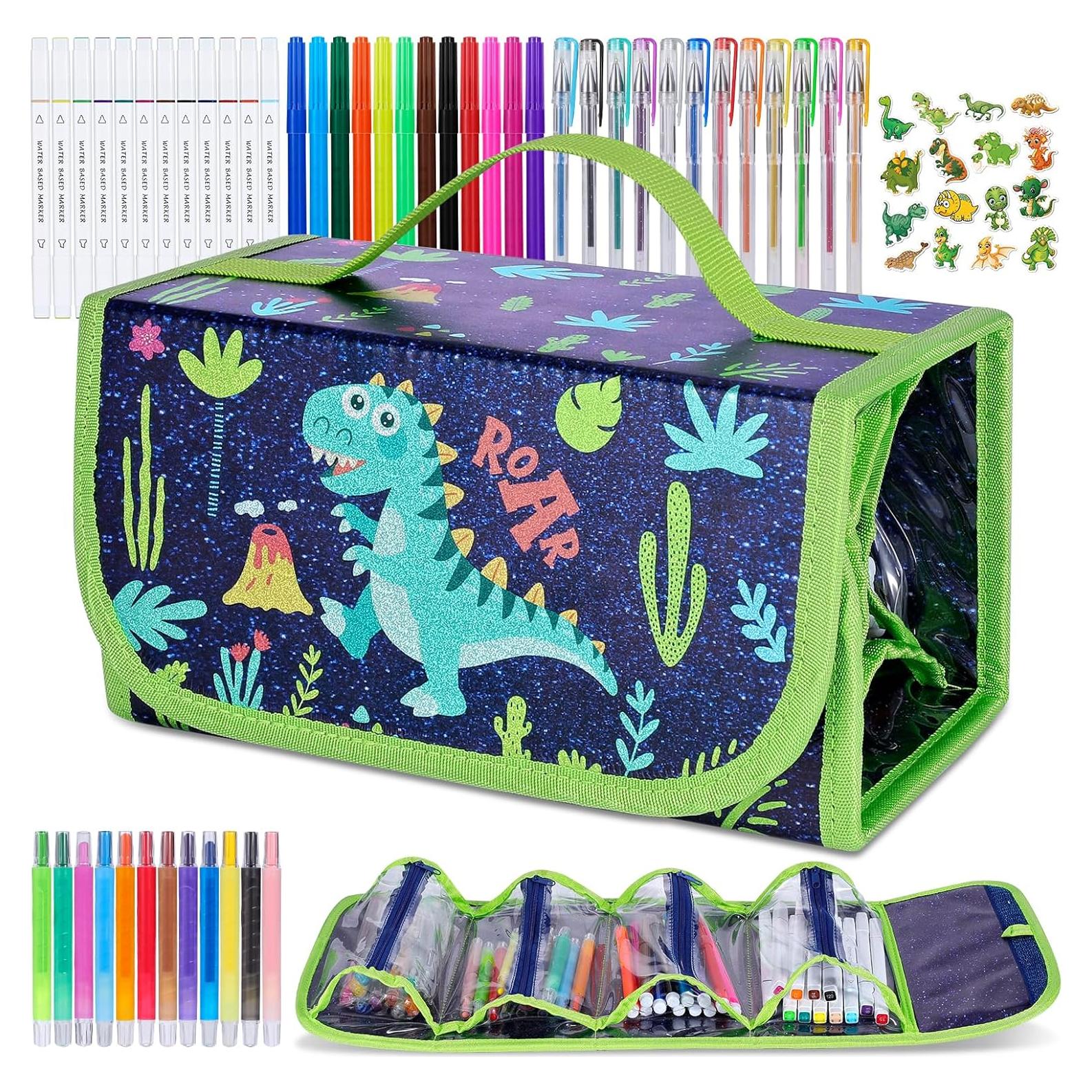 Set de Marcadores de Dinosaurios Purtarly 48PCS para Niños