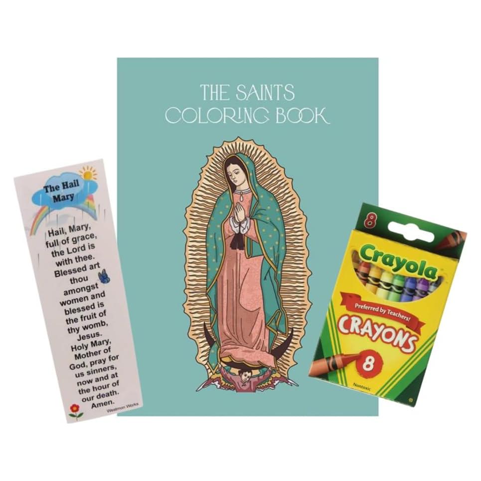 Set de Colorear Religioso Westmon Works con Crayones y Marcador