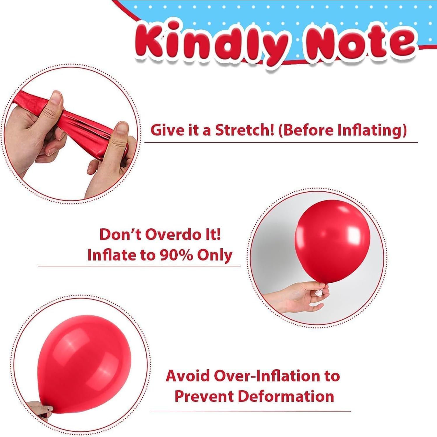 Conjunto de Globos de Fiesta FunHot 50 Piezas 30 cm