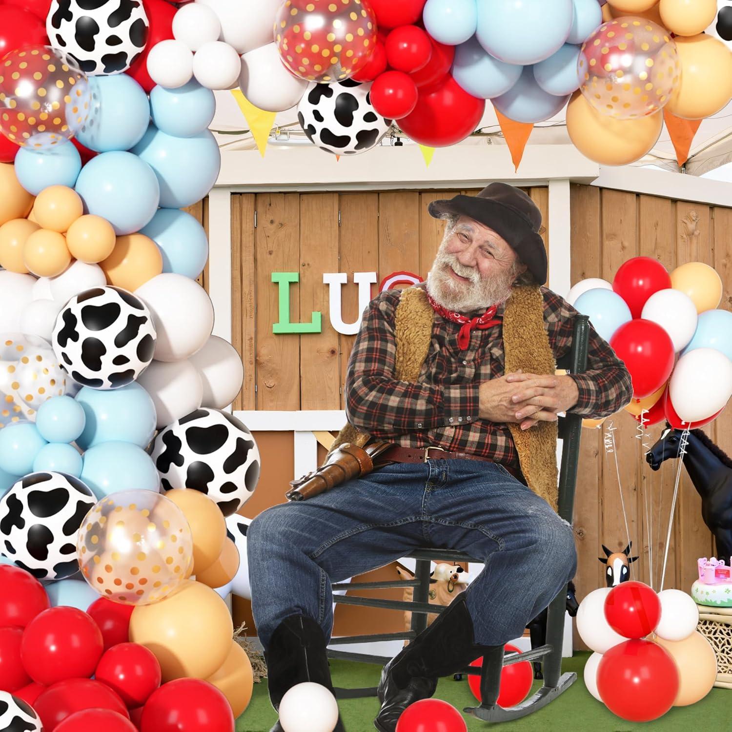 Kit Arco de Globos de Granja Ouddy Party 170 Piezas