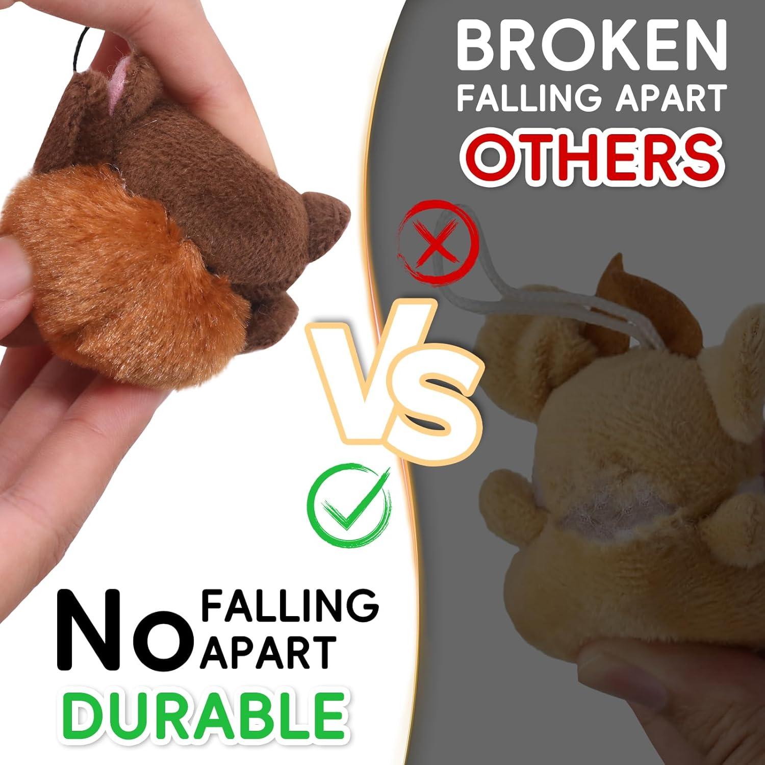 Paquete de 24 Animales de Peluche JoyRapt 6.4x8.9 cm