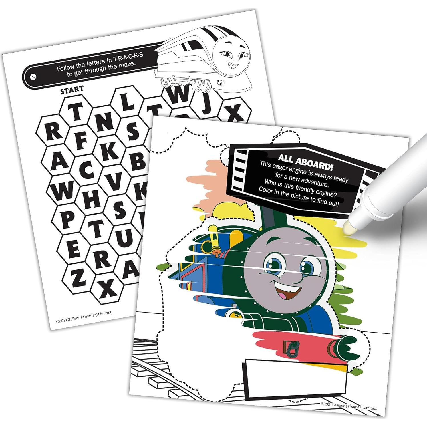 Libro para Colorear Bendon Imagine Ink Thomas All Engines Go 20 Páginas