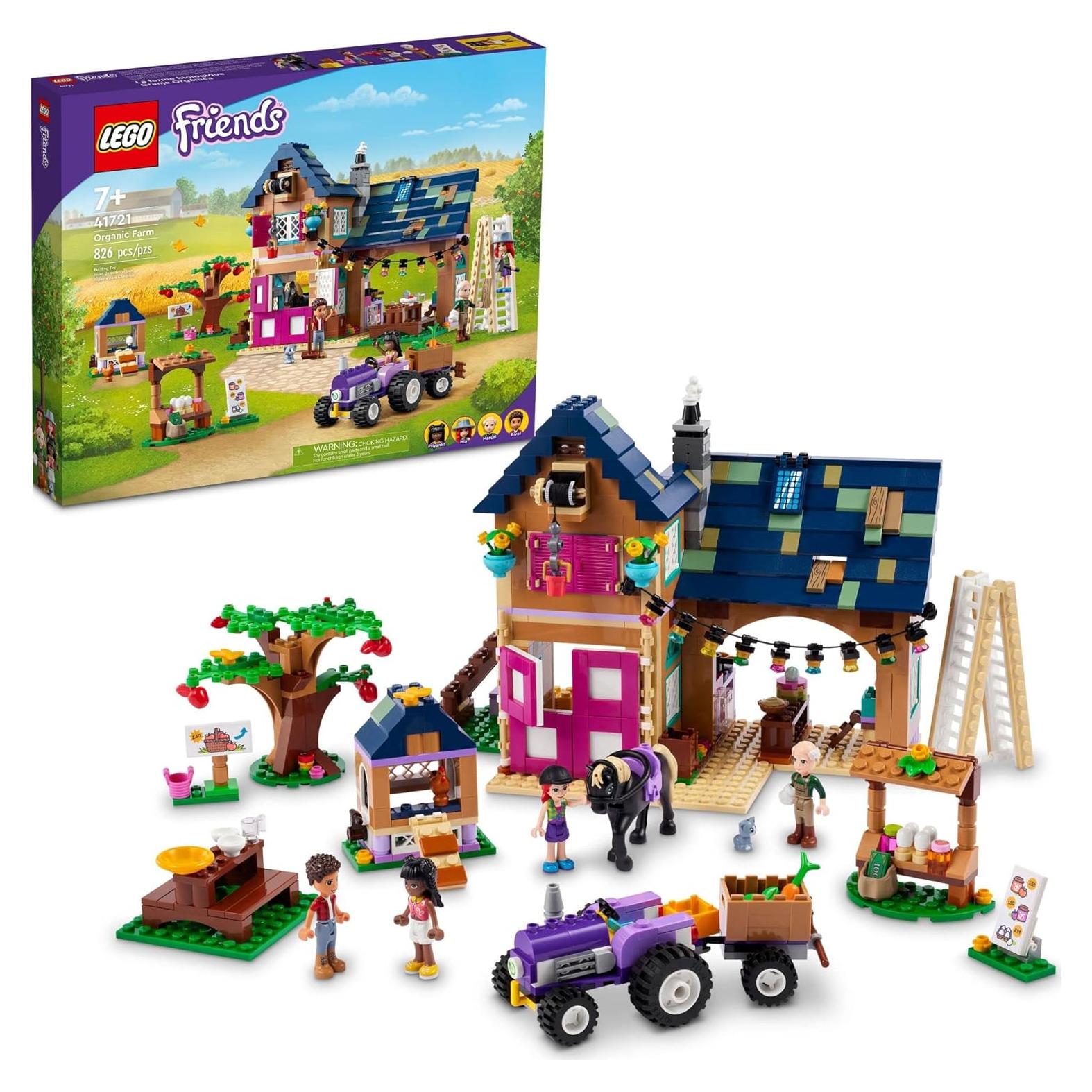 LEGO Friends Granja Orgánica 41721 con Caballo y Tractor