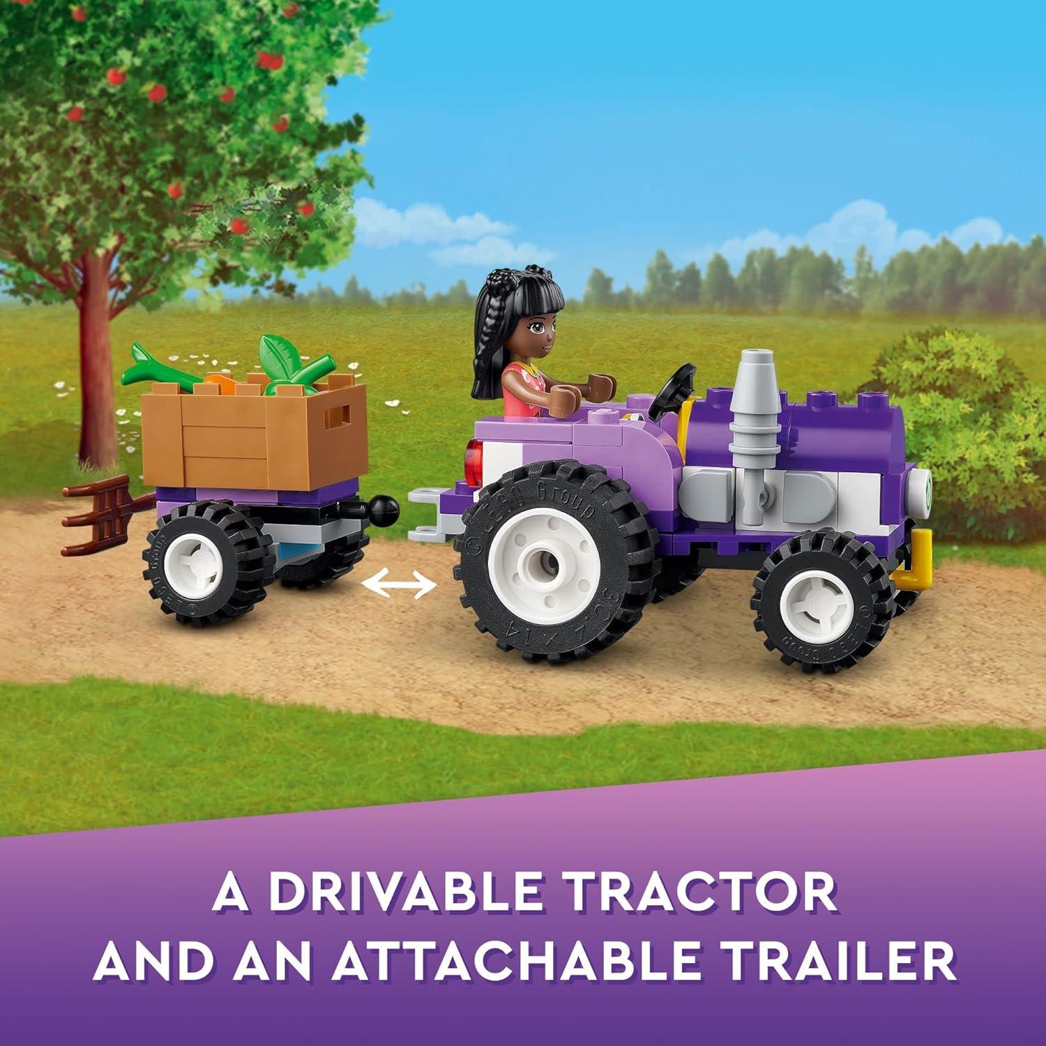 LEGO Friends Granja Orgánica 41721 con Caballo y Tractor