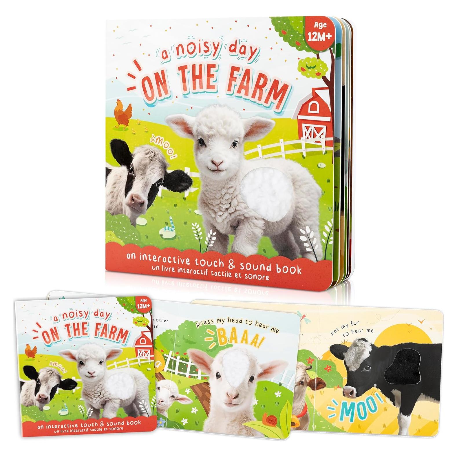 Libro Interactivo de Sonido Táctil ZICOTOs - Animales de Granja