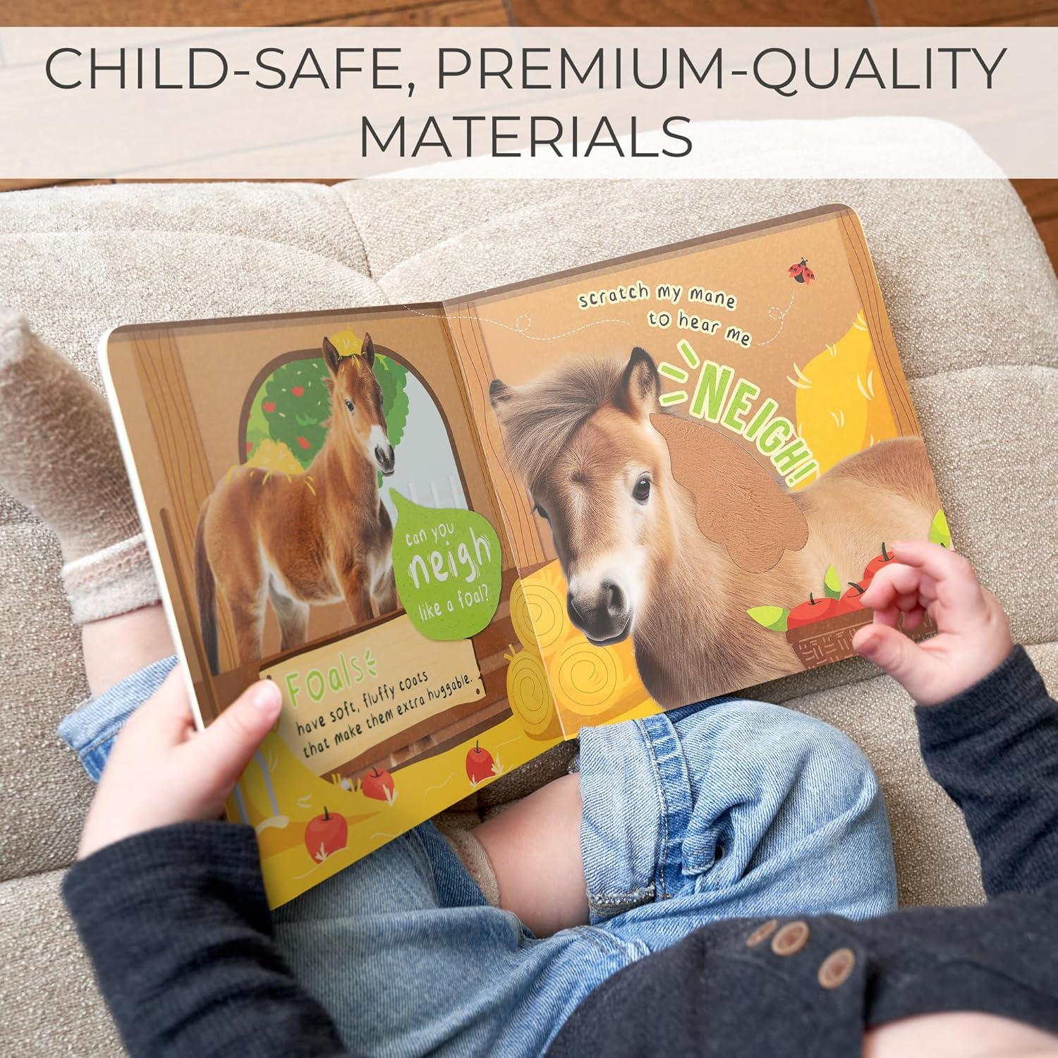 Libro Interactivo de Sonido Táctil ZICOTOs - Animales de Granja