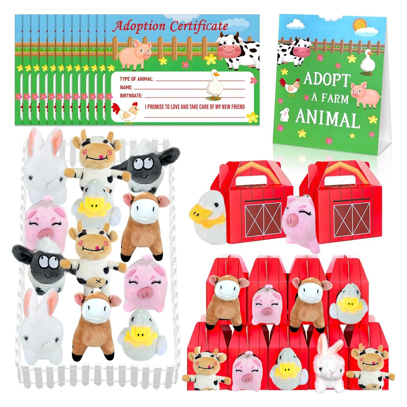 Set Fiesta de Animales de Granja Jiytivity - 38 Piezas