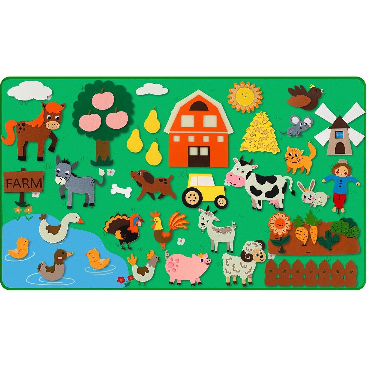 Juego de Historia de Animales de Granja HomeEvolution 43 Piezas