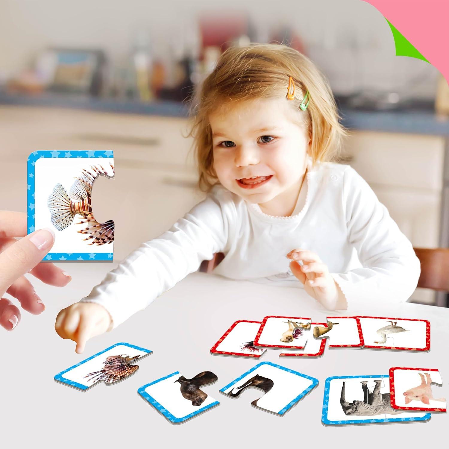 Rompecabezas de Emparejamiento de Animales SpriteGru 48 Piezas