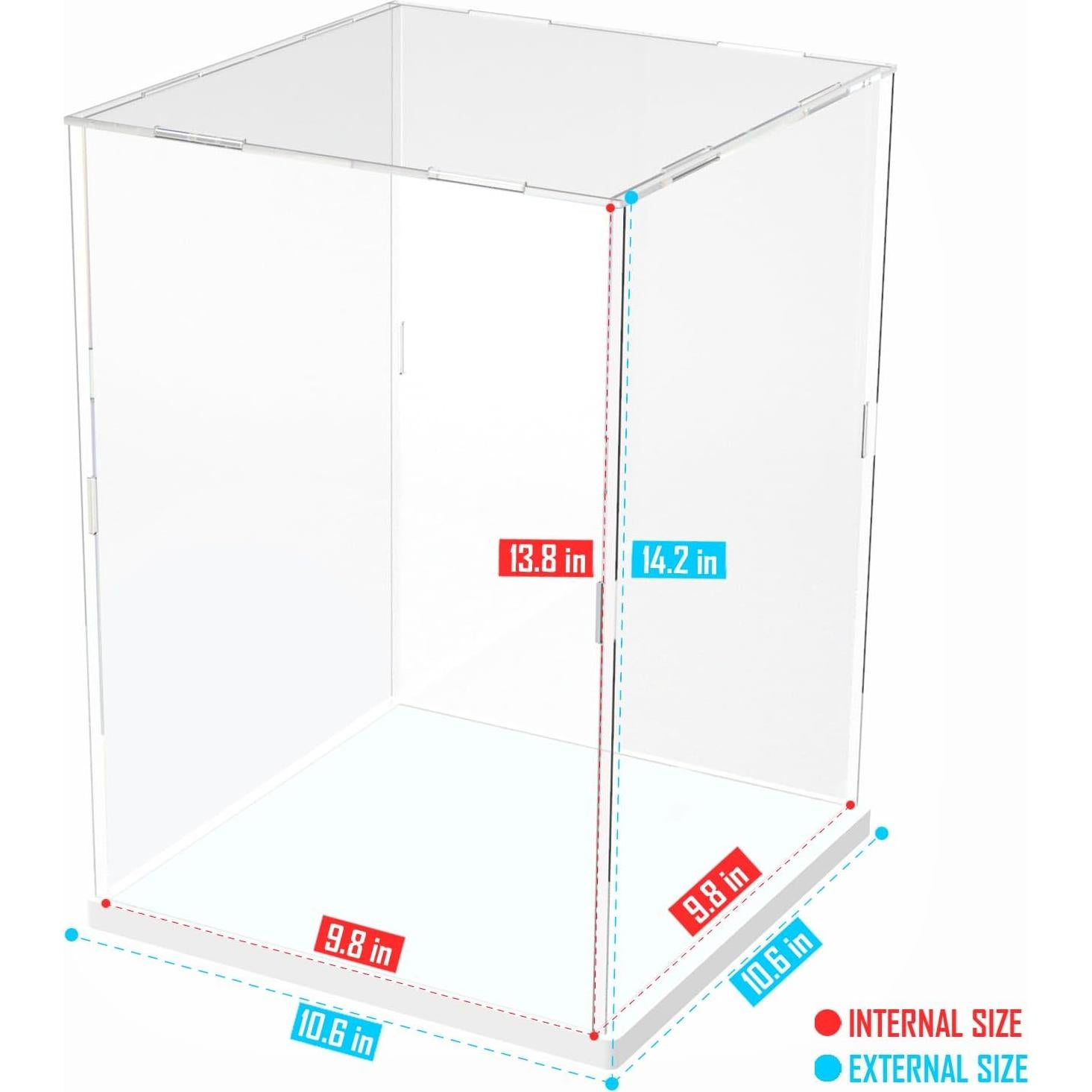 Caja de Exhibición Acrílica Choowin 25x25x35 cm para Lego