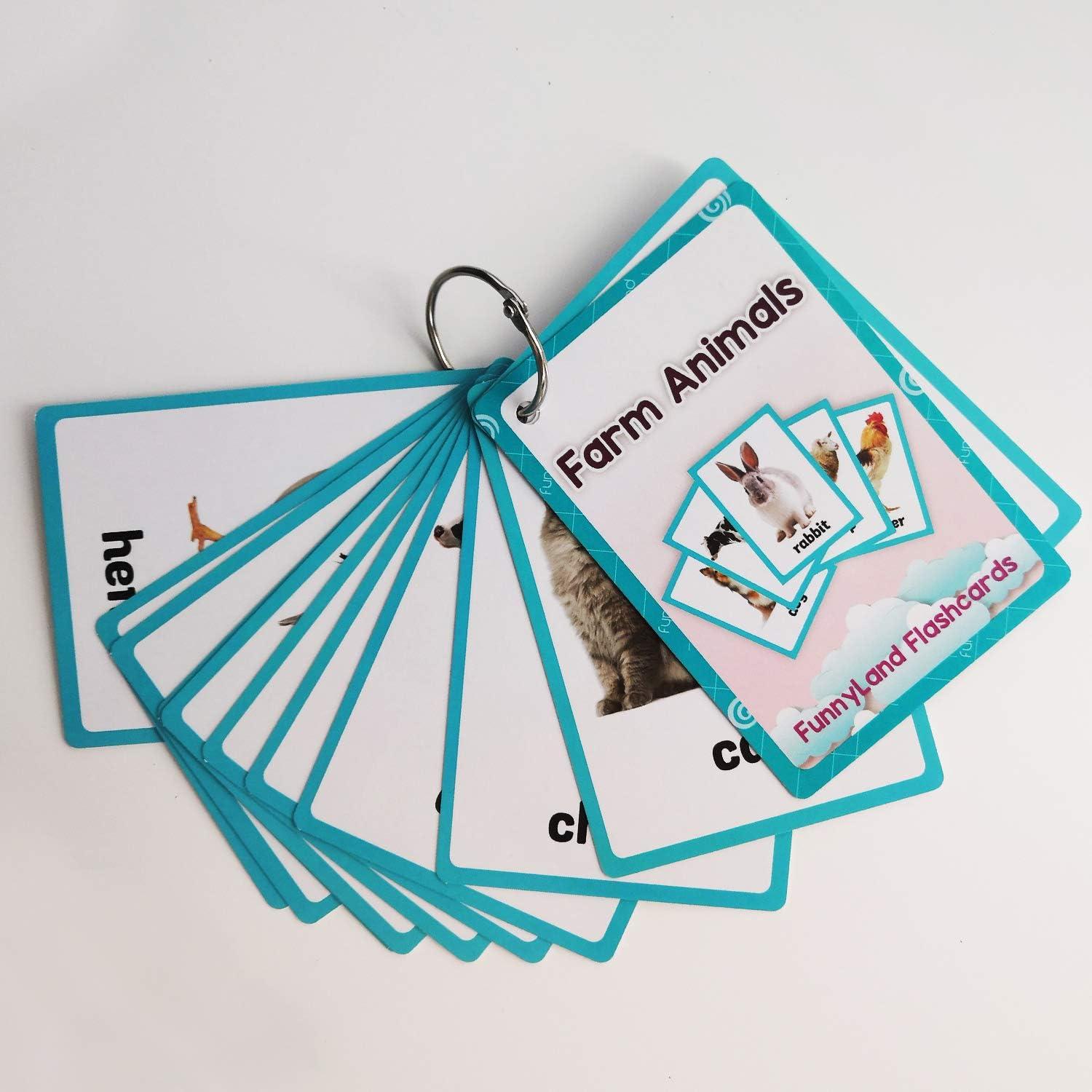 Tarjetas Didácticas Animales de Granja Lachilly 18 Piezas