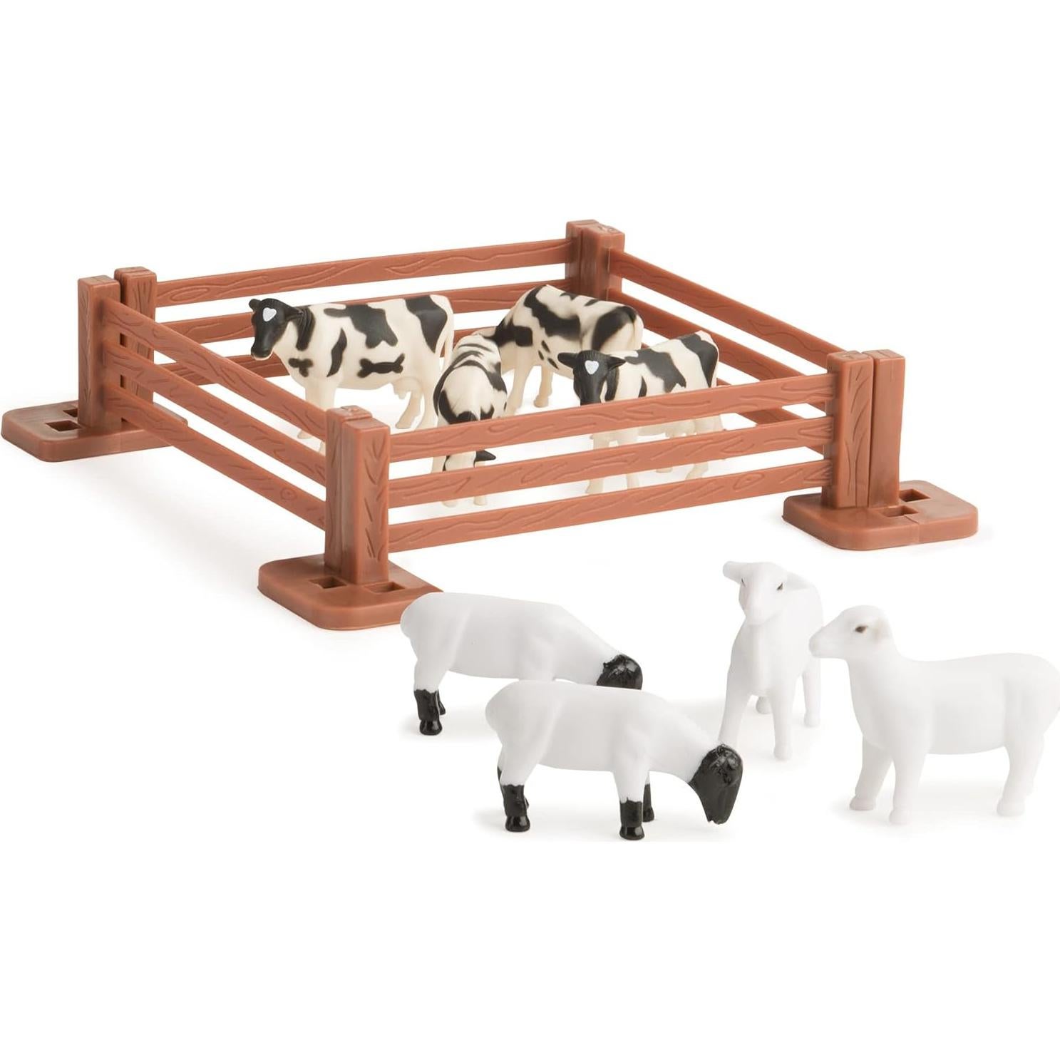 Set de Juguetes de Granja John Deere TOMY - 18 Piezas con Estuche