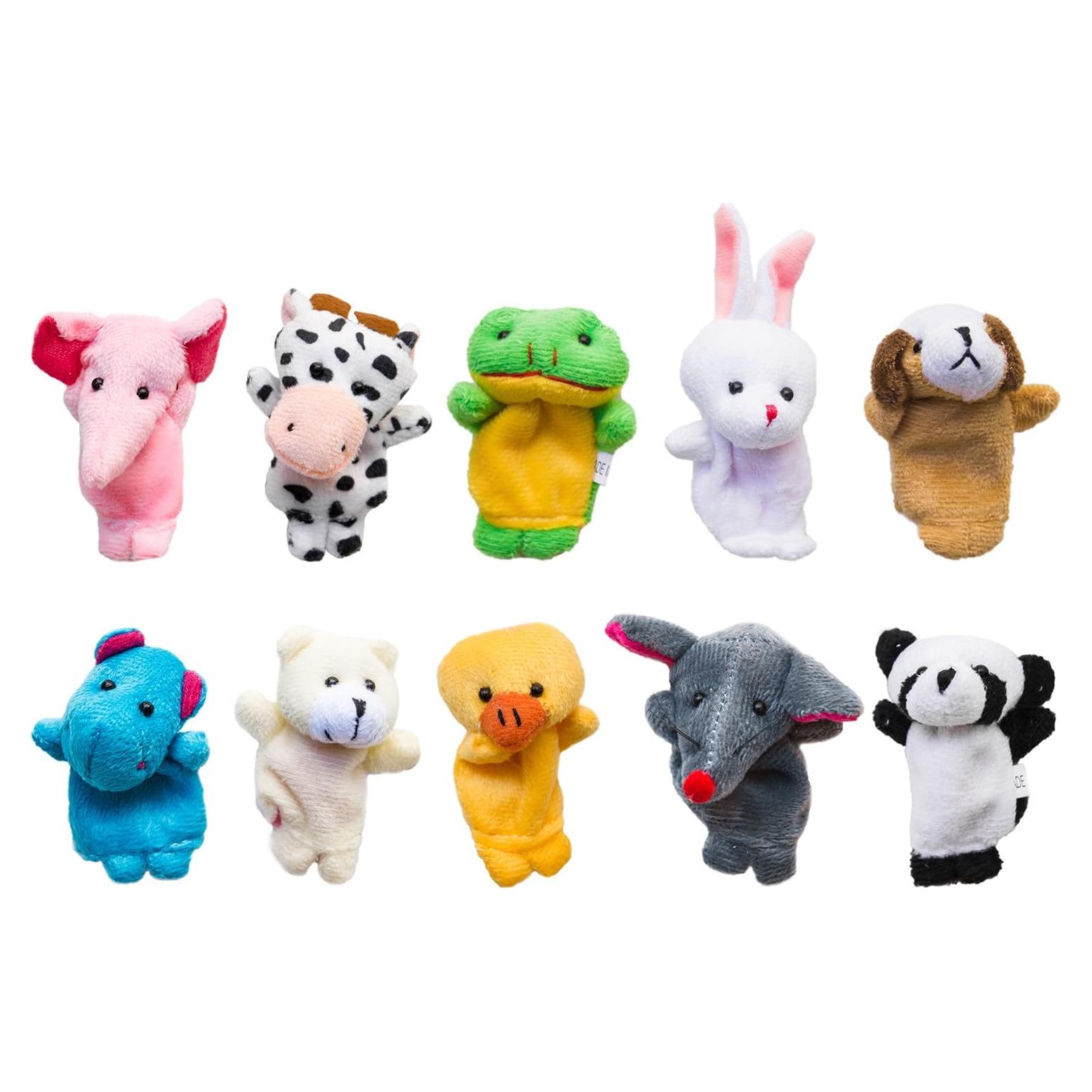 Muñecos de Dedo de Animales Super Z Outlet - Set de 10 Peluche